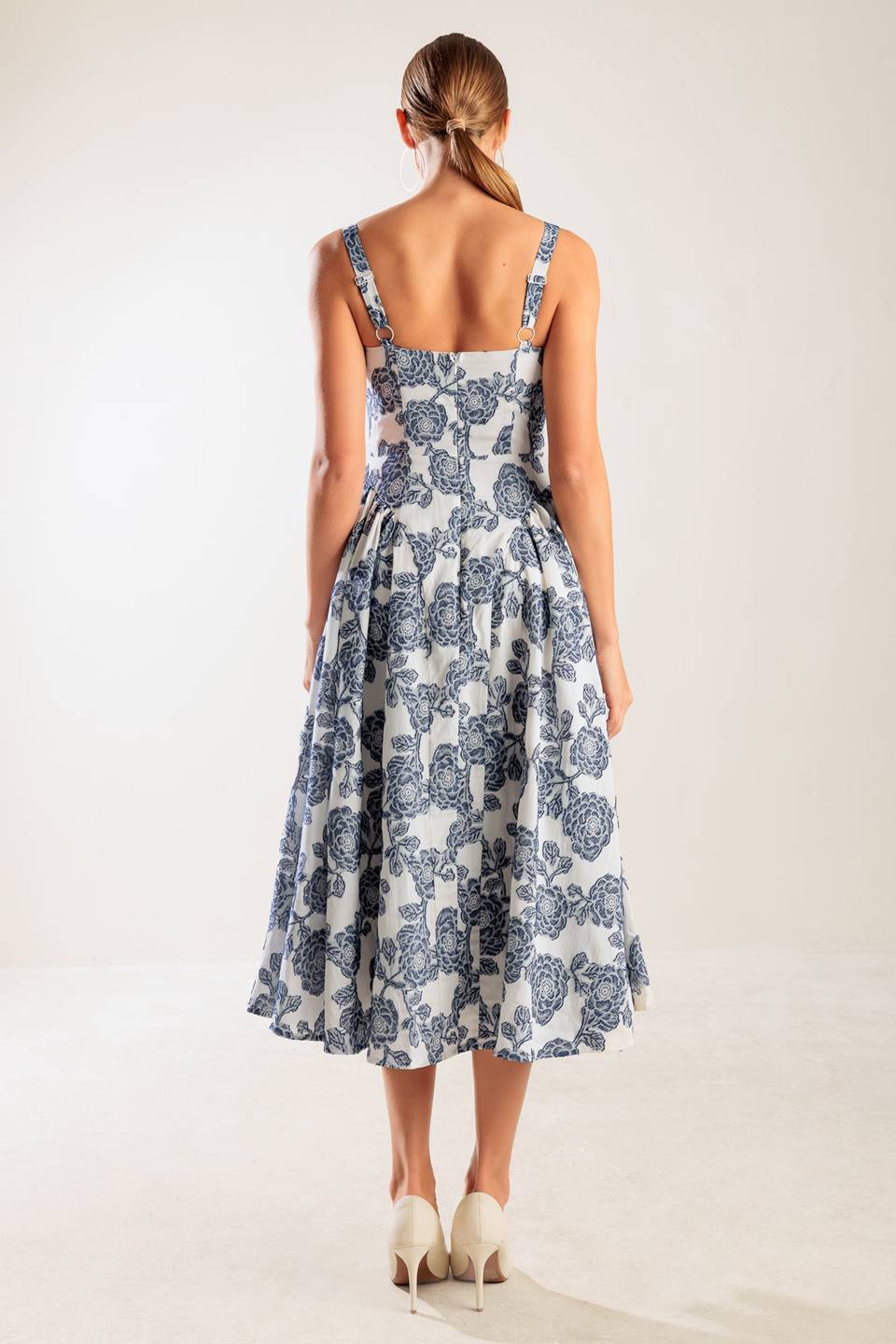 EXPLORING NEW INTERESTS MIDI DRESS - Image 2