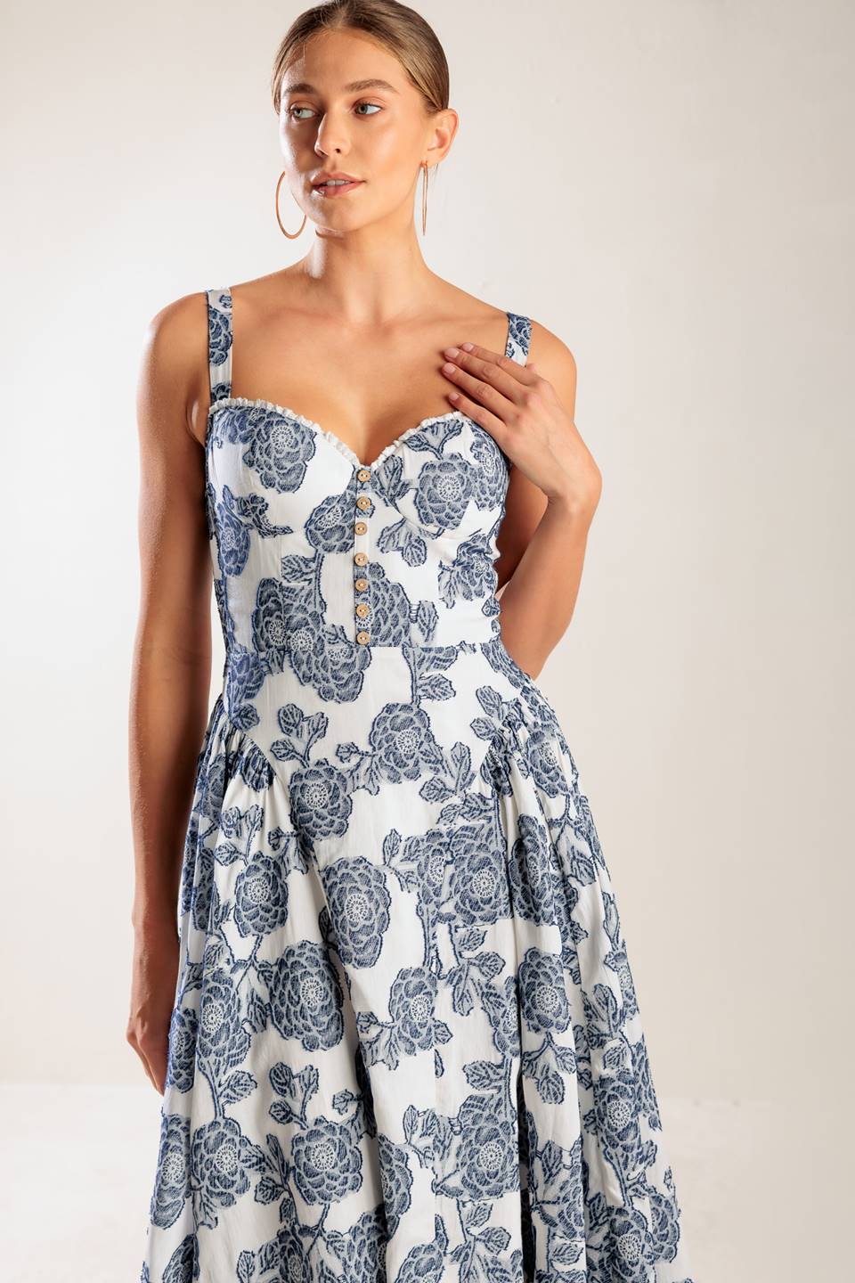 EXPLORING NEW INTERESTS MIDI DRESS - Image 5