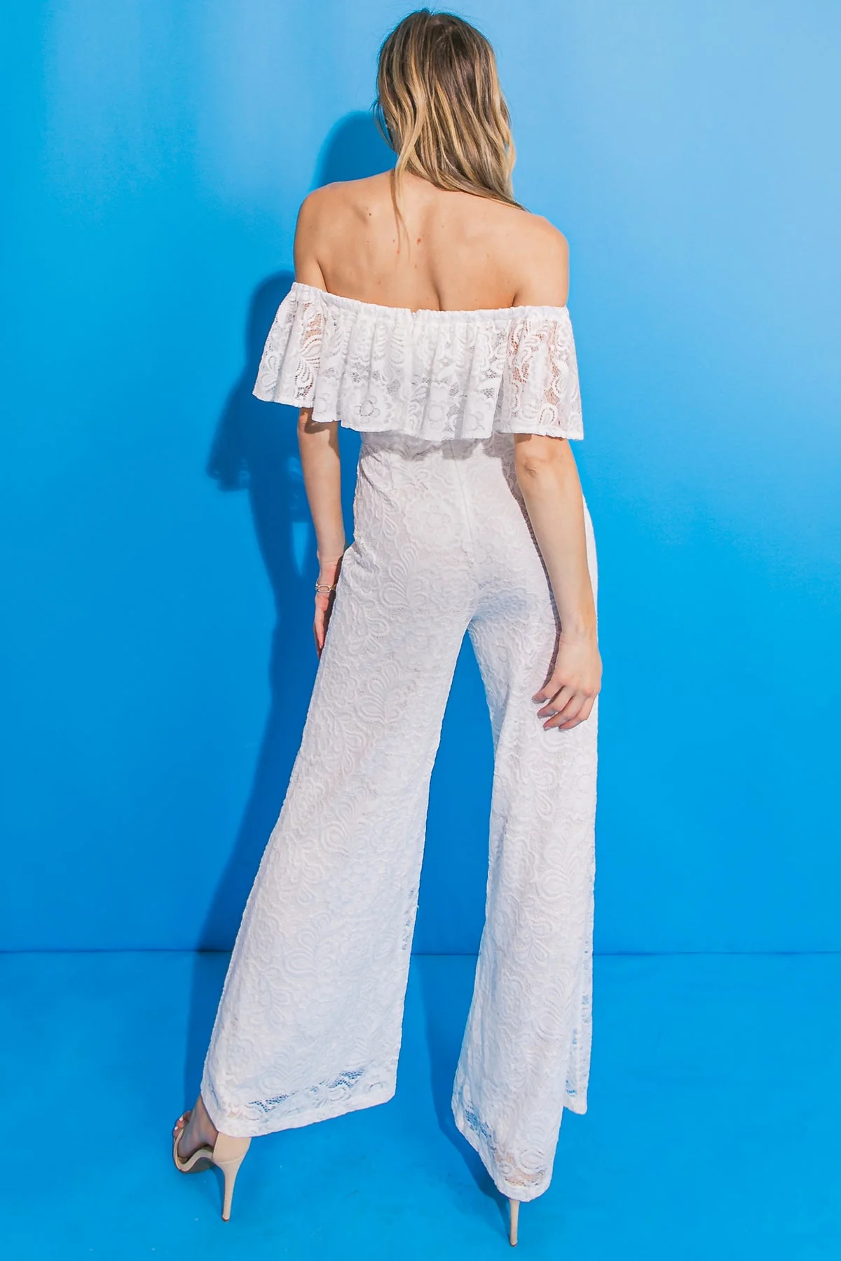 FATE INTERVENES WHITE LACE JUMPSUIT - Image 4