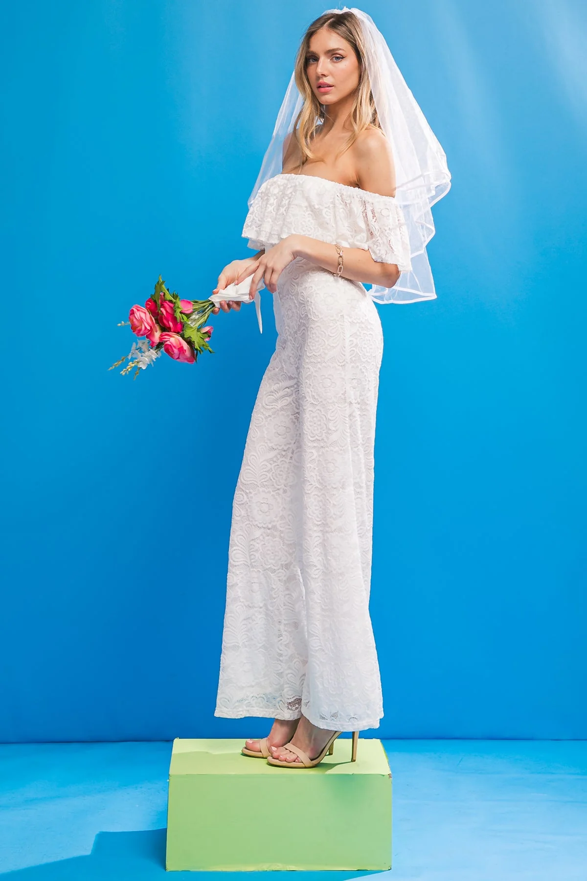 FATE INTERVENES WHITE LACE JUMPSUIT - Image 6