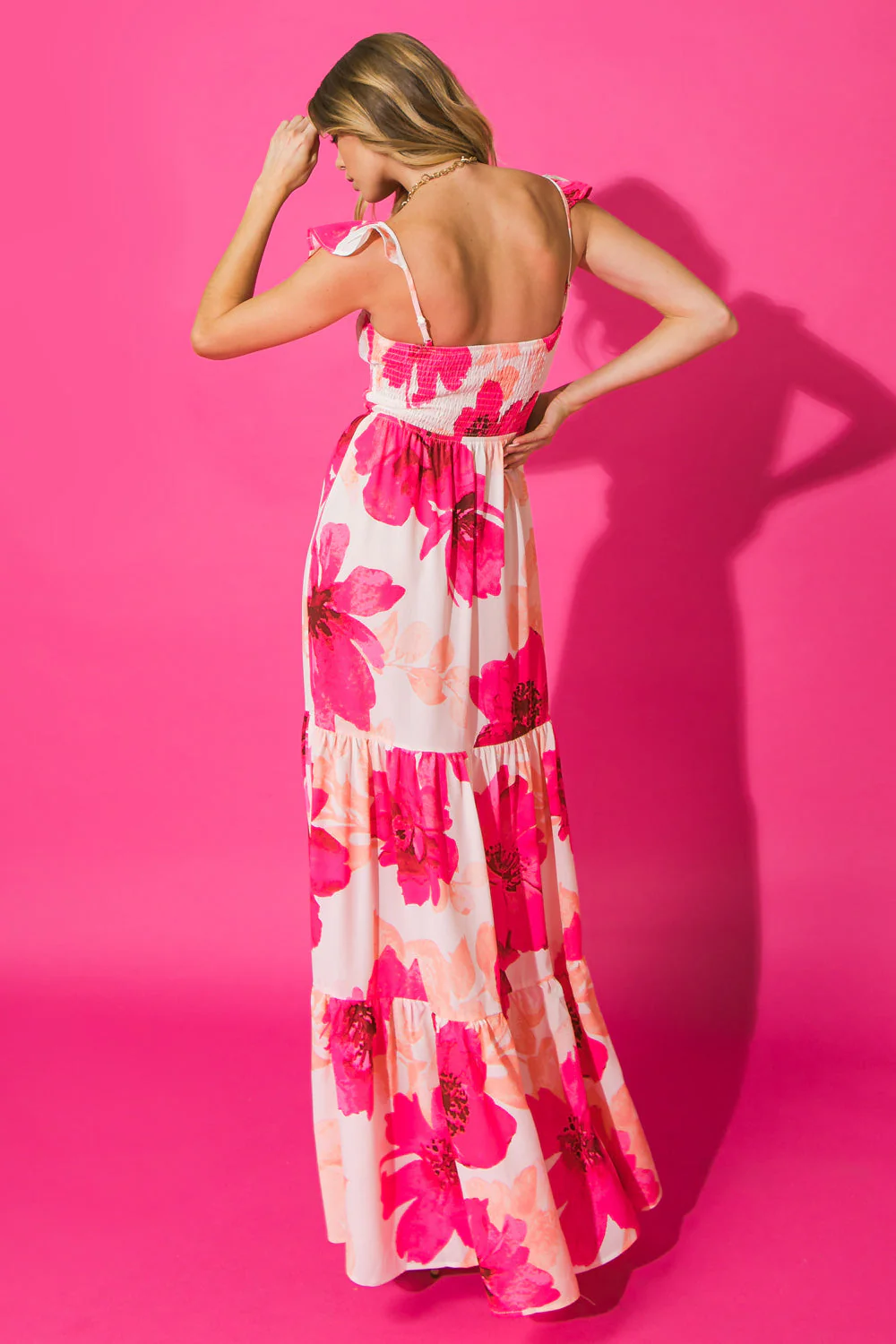 FEEL LIKE MOVING - FLORAL MAXI DRESS - Image 8