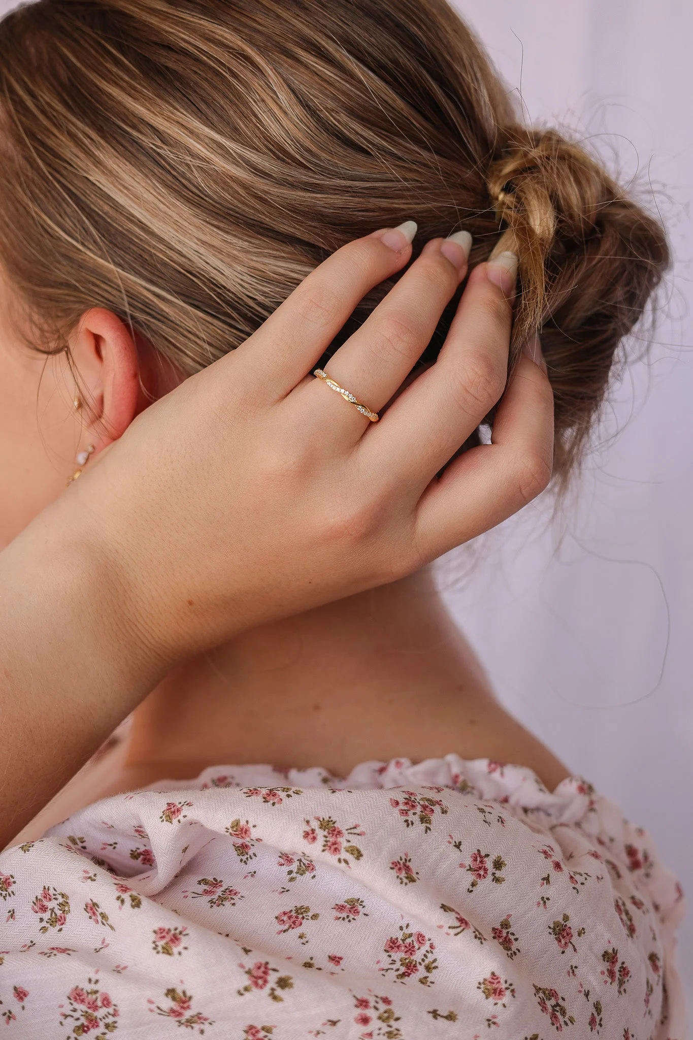 Giselle Cubic Zirconia Crystal Ring - Image 3