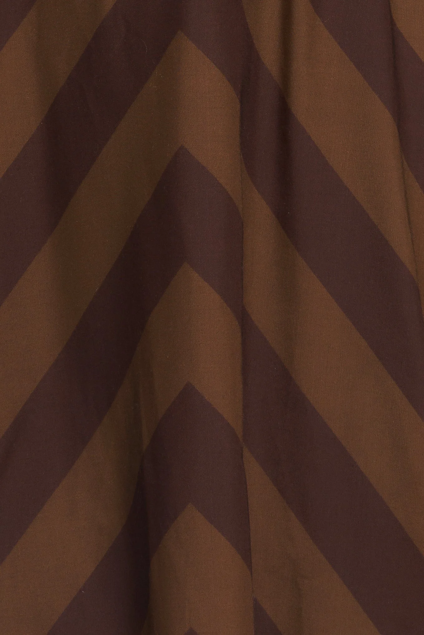 GODDESS BROWN STRIPE LONG SLEEVE MIDI DRESS - Image 7