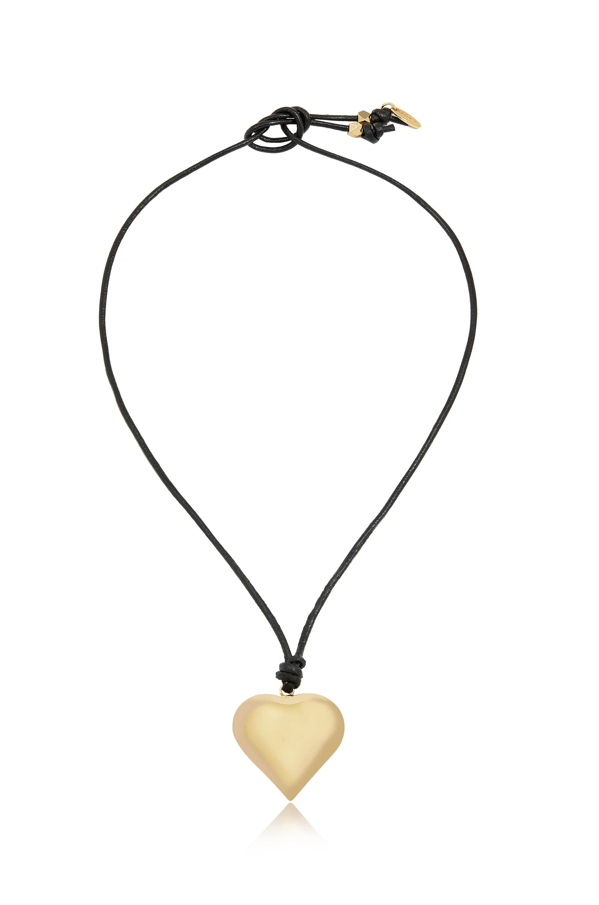 Heart Pendant Adjustable Cord Necklace - Image 3