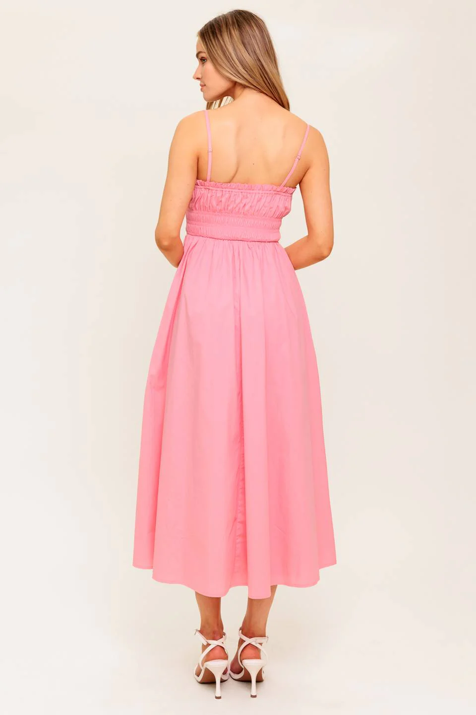 HEARTLAND SUNSET MIDI DRESS - PINK - Image 2