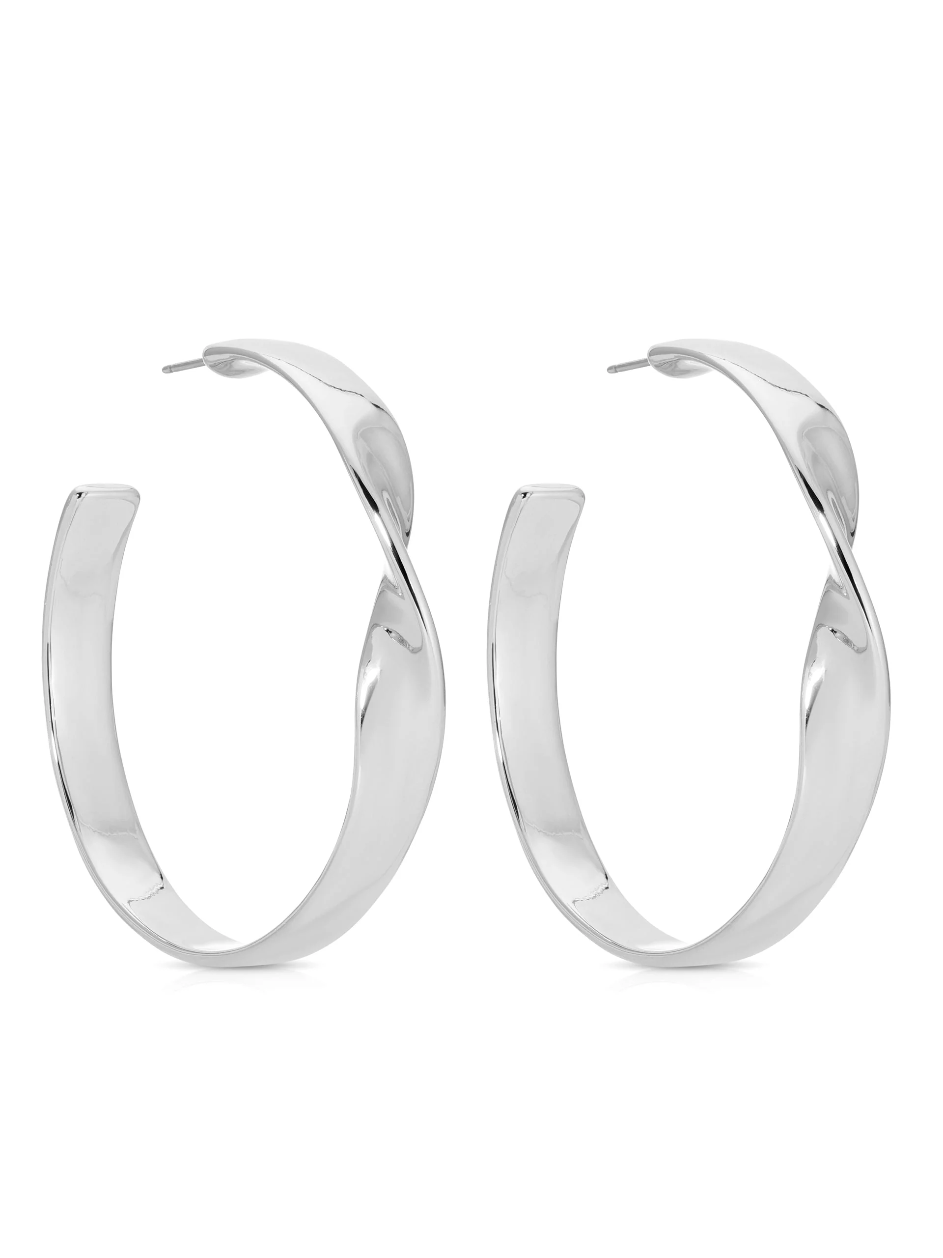 Heirloom Twist Large Hoops - Image 9
