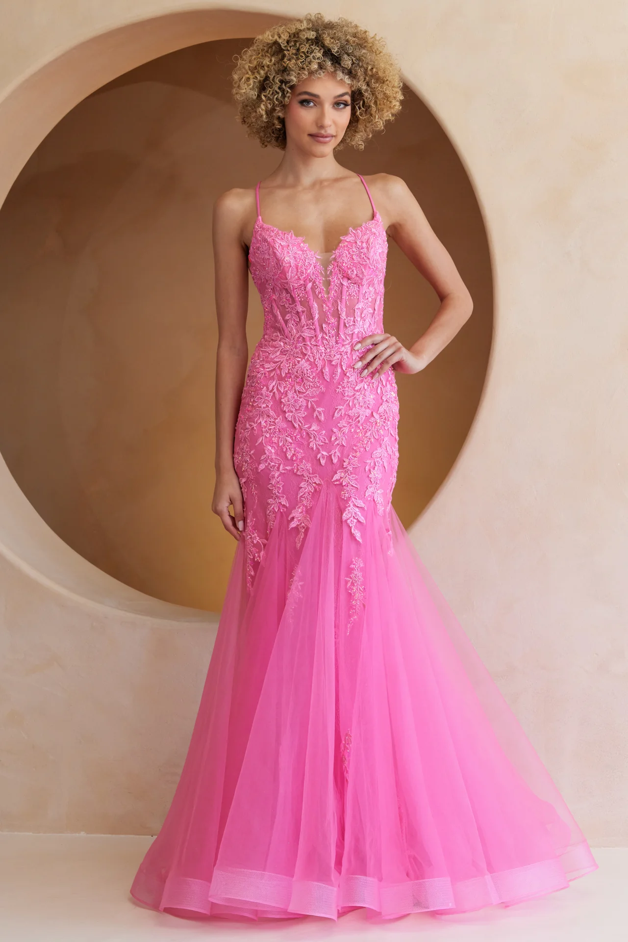 Hera Gown - Pink - Image 4