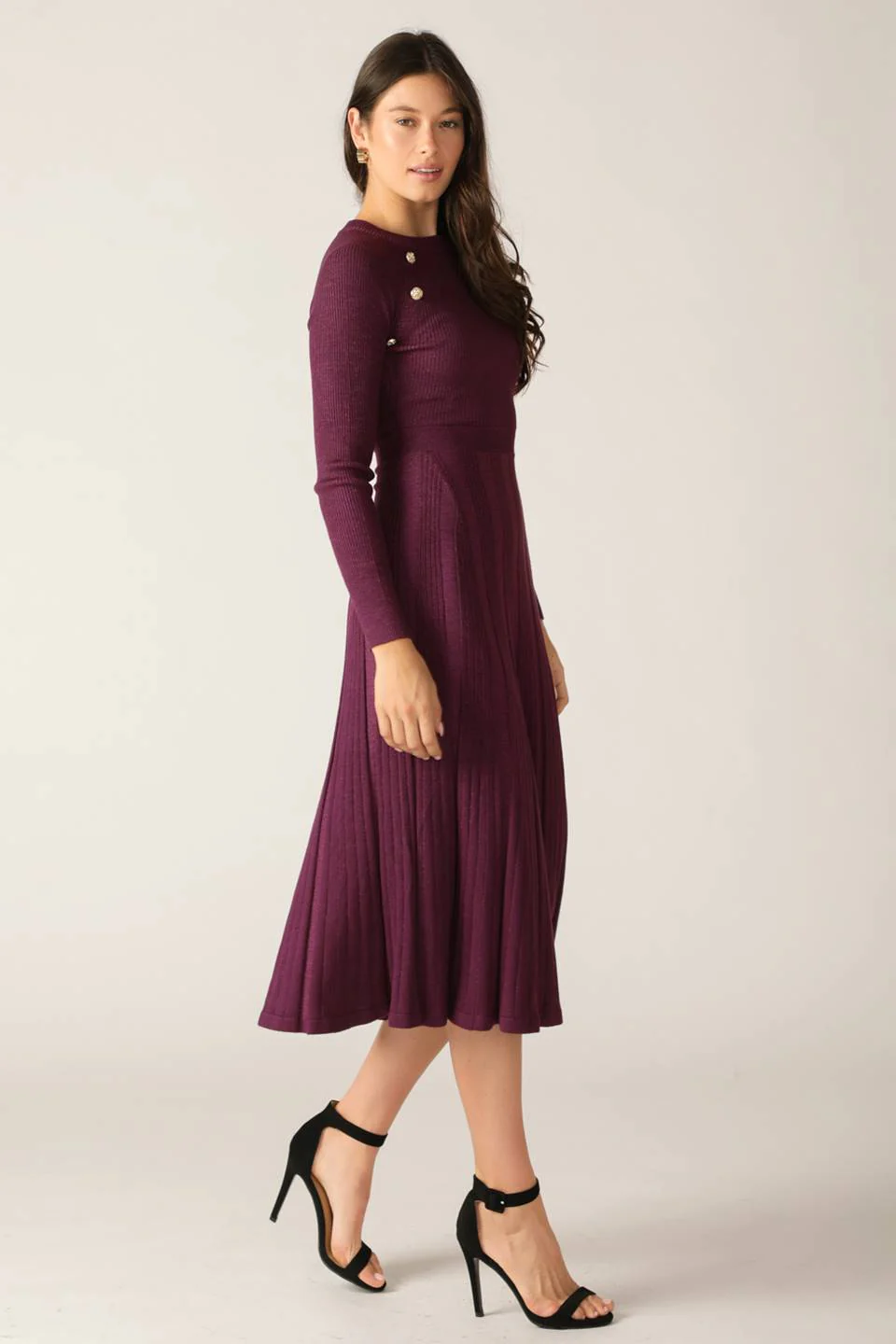 HIGH STANDARDS SWEATER MIDI DRESS - Image 6