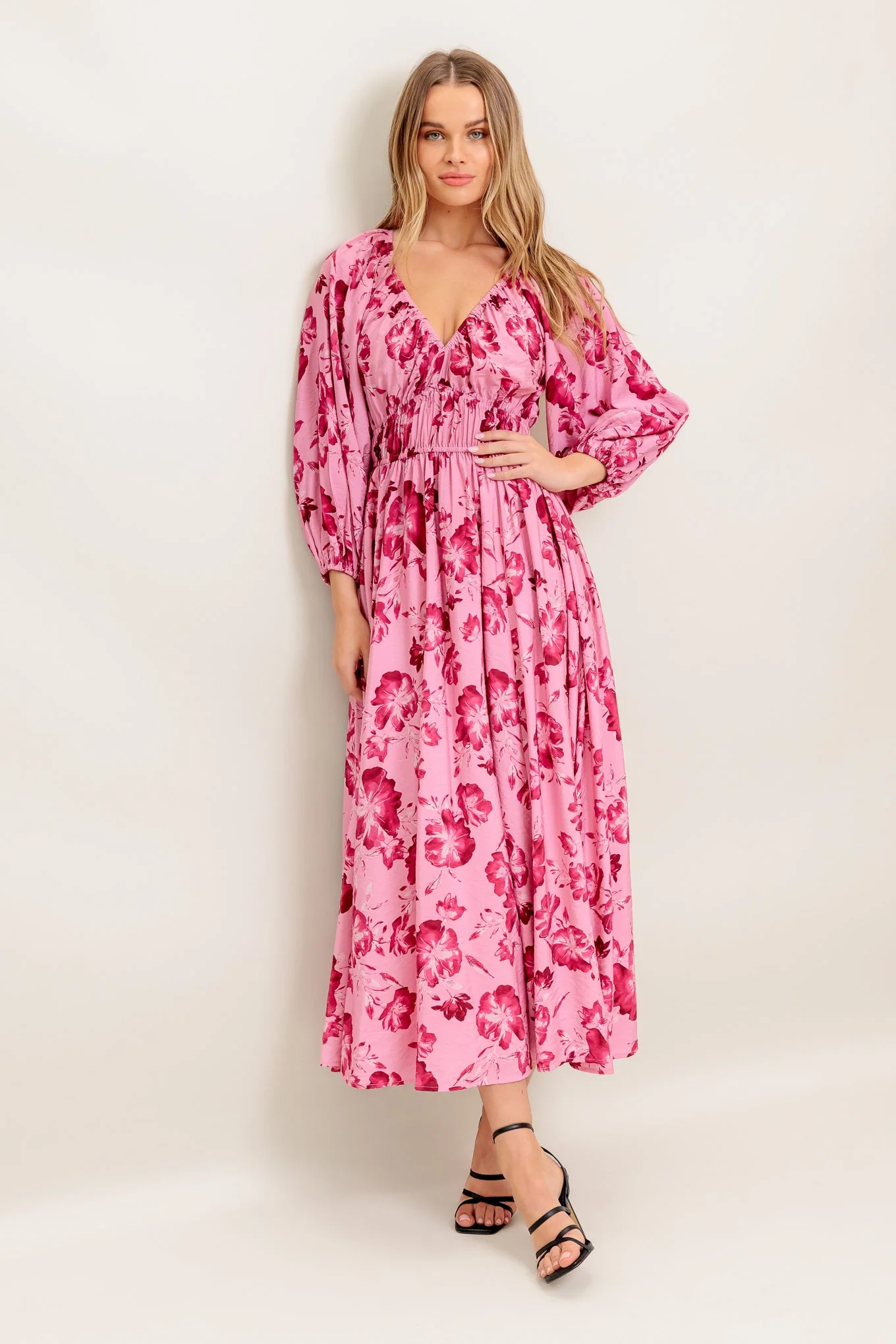 HONEY MIDI DRESS - MAUVE - Image 7