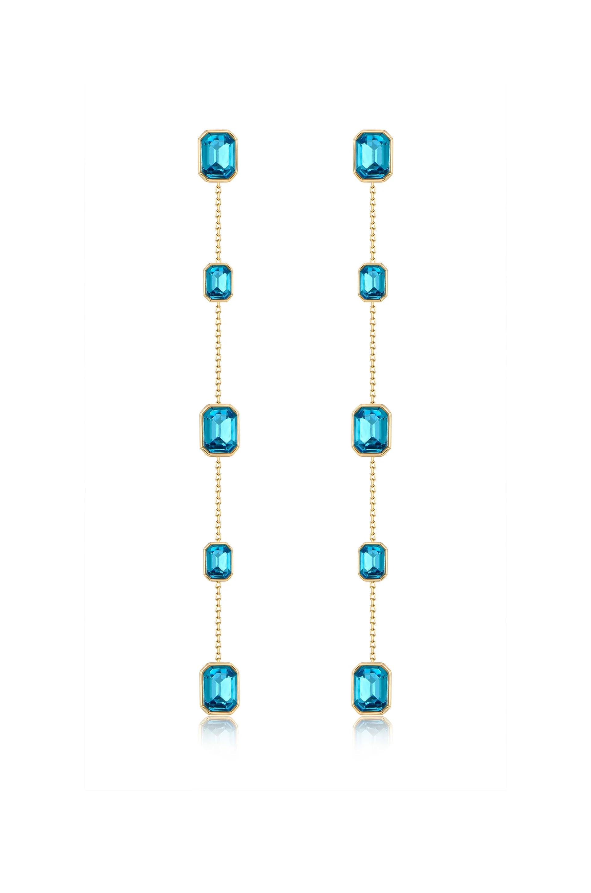 Iconic Crystal Dangle Earrings - Image 10