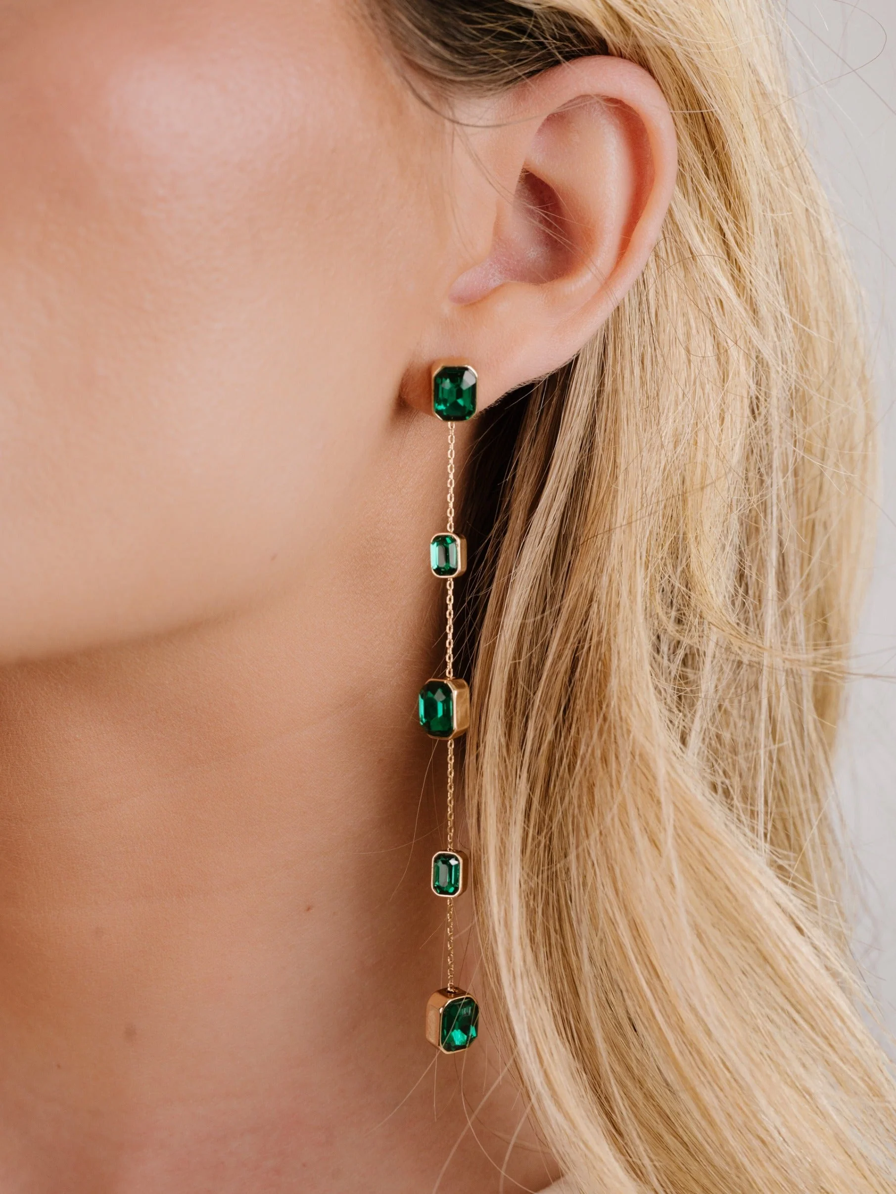 Iconic Crystal Dangle Earrings - Image 13