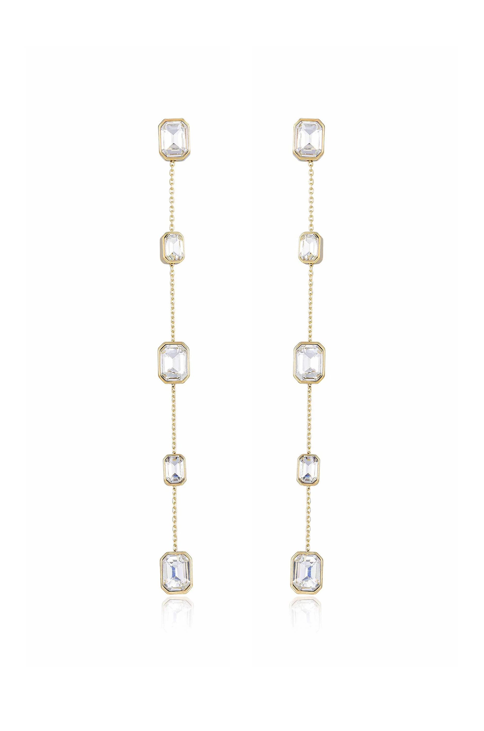 Iconic Crystal Dangle Earrings - Image 4