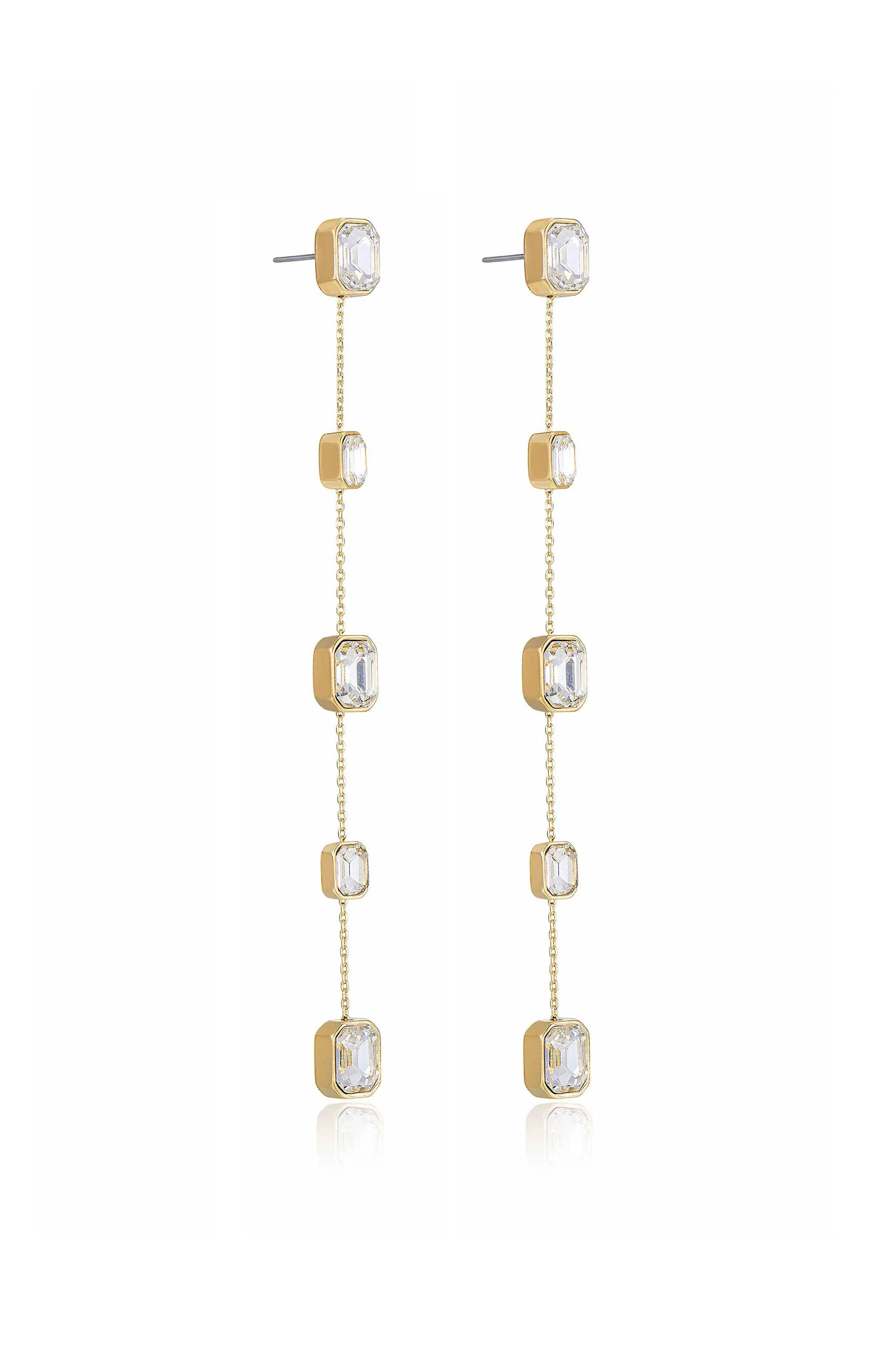 Iconic Crystal Dangle Earrings - Image 6