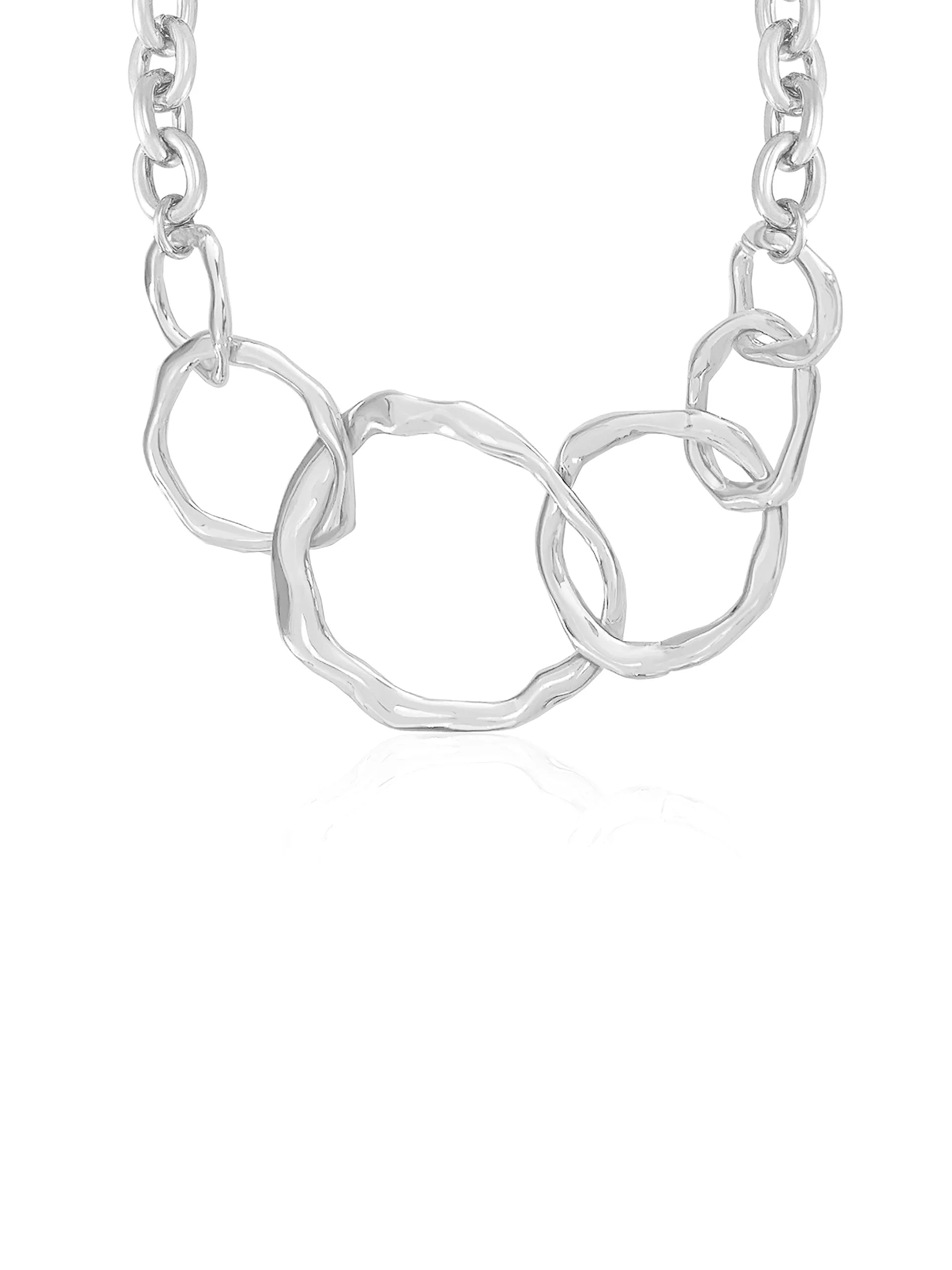Interlocking Golden Chain Necklace - Image 9
