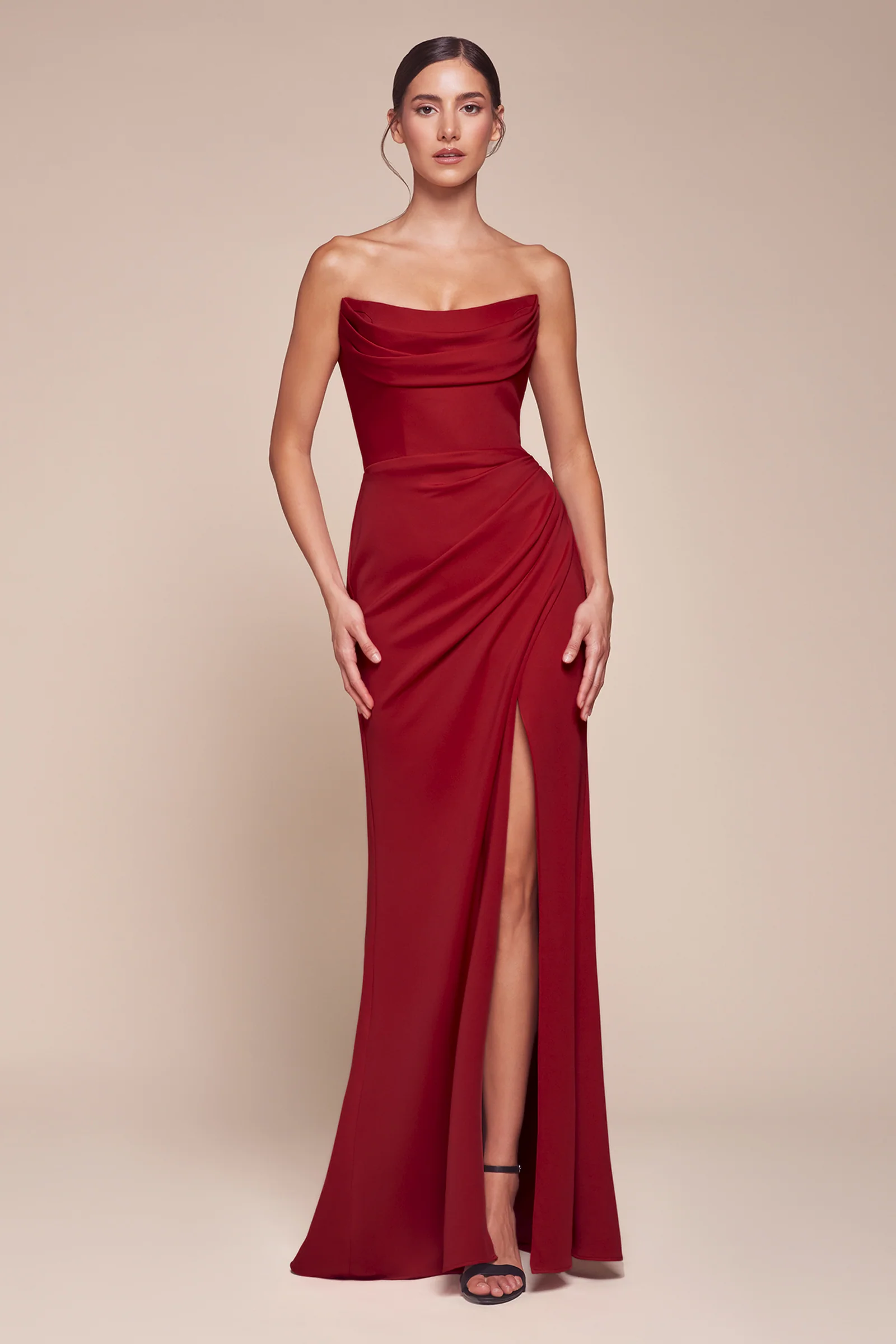 Johanna Gown - Strapless Fitted Gown - Image 3