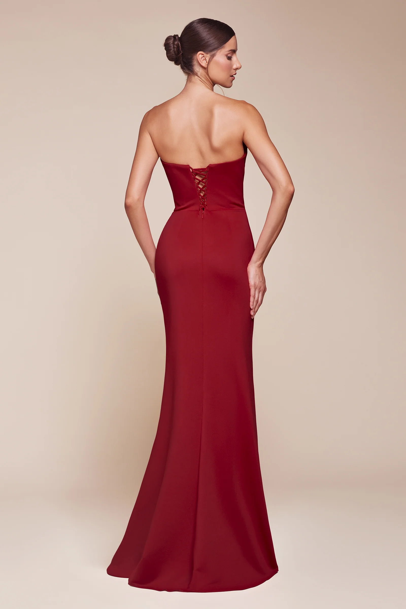 Johanna Gown - Strapless Fitted Gown - Image 4