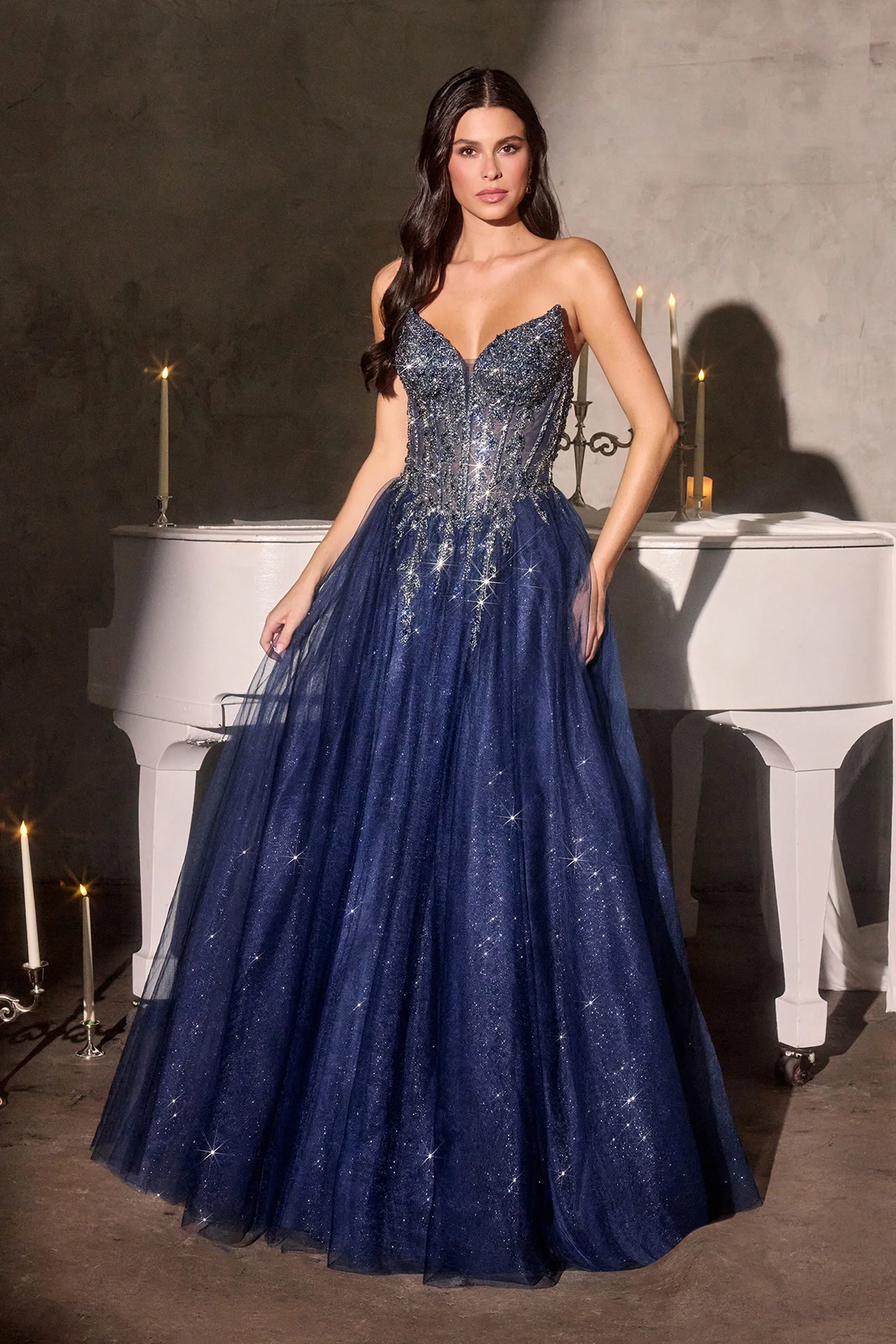 Jolia Gown - A-Line Corset Tulle Dress - Image 12