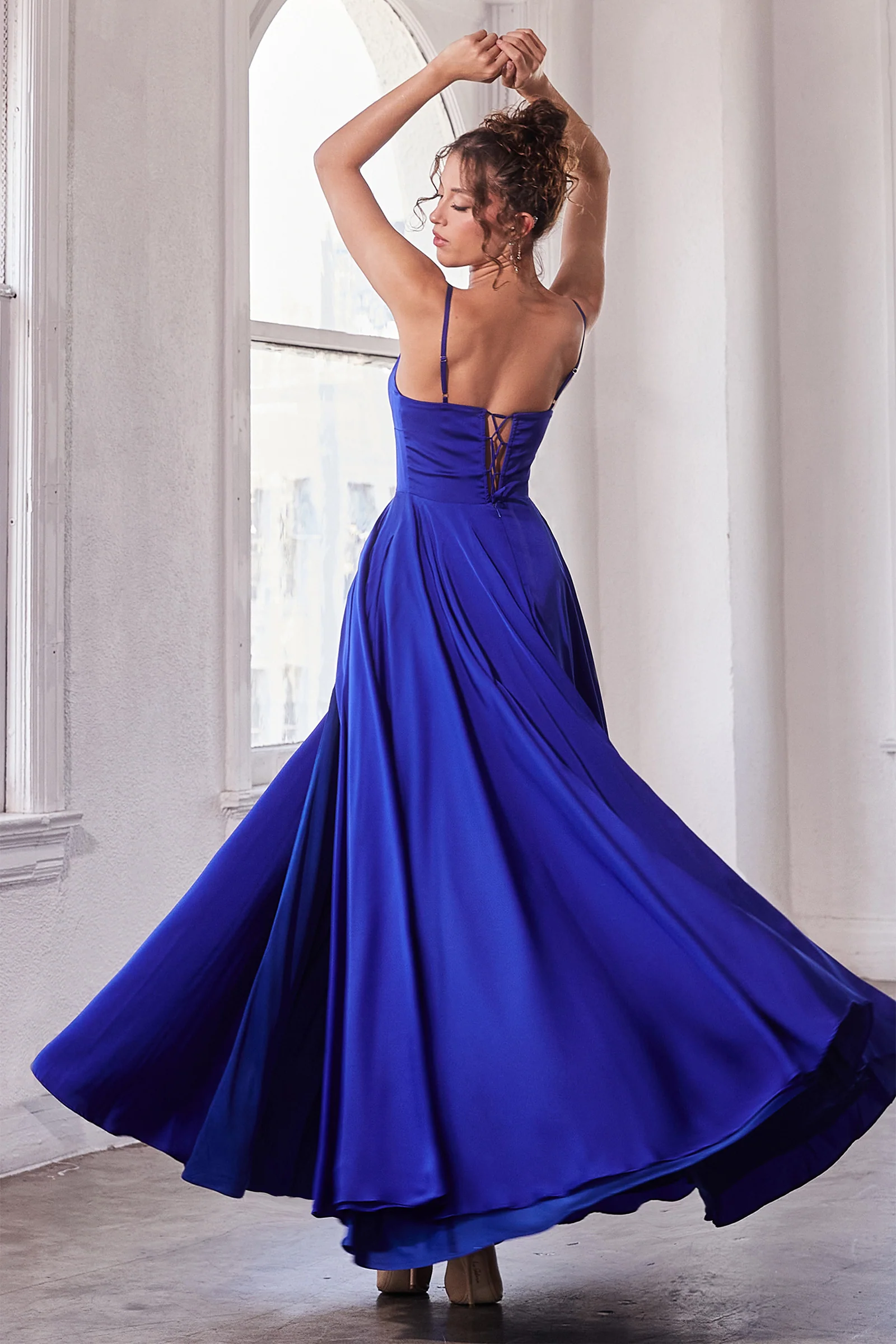 Justine Gown - Satin A-Line Gown - Image 13