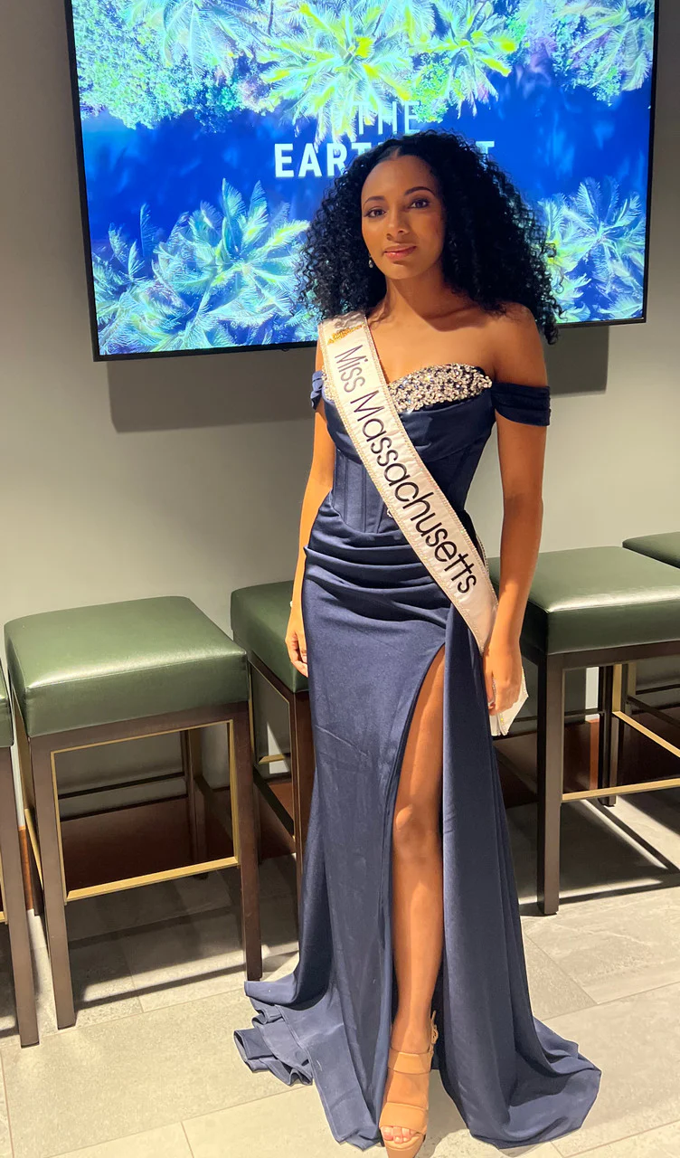 Katrina Gown - Navy - Image 9