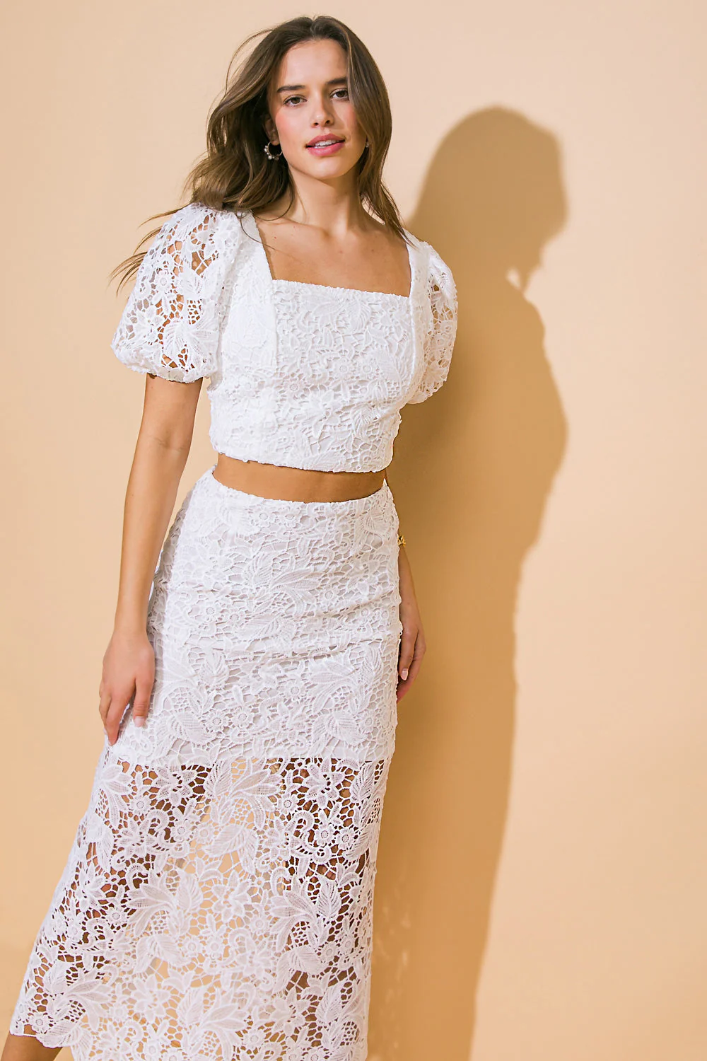 LACE REVERIE TOP & SKIRT SET - Image 3