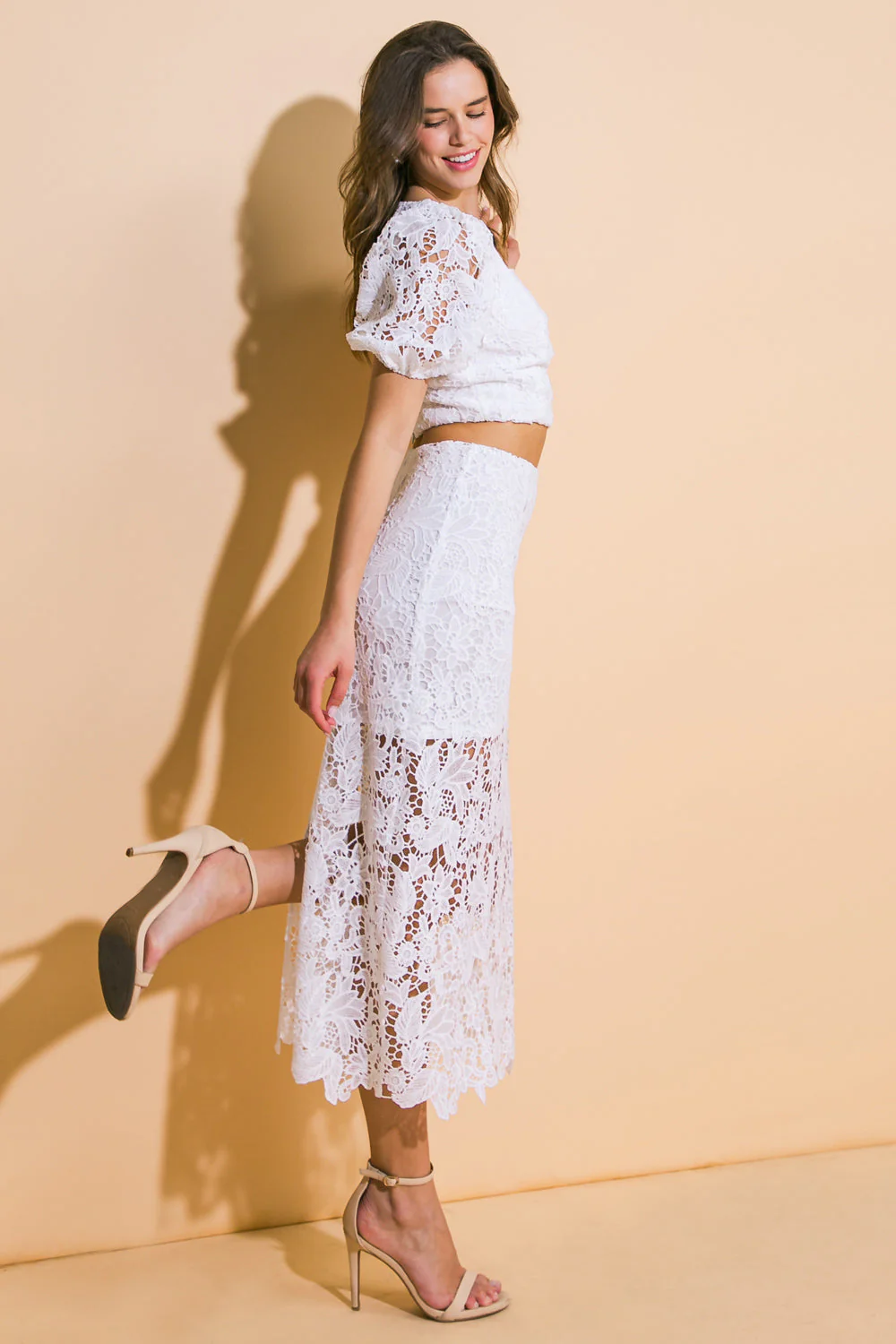 LACE REVERIE TOP & SKIRT SET - Image 8
