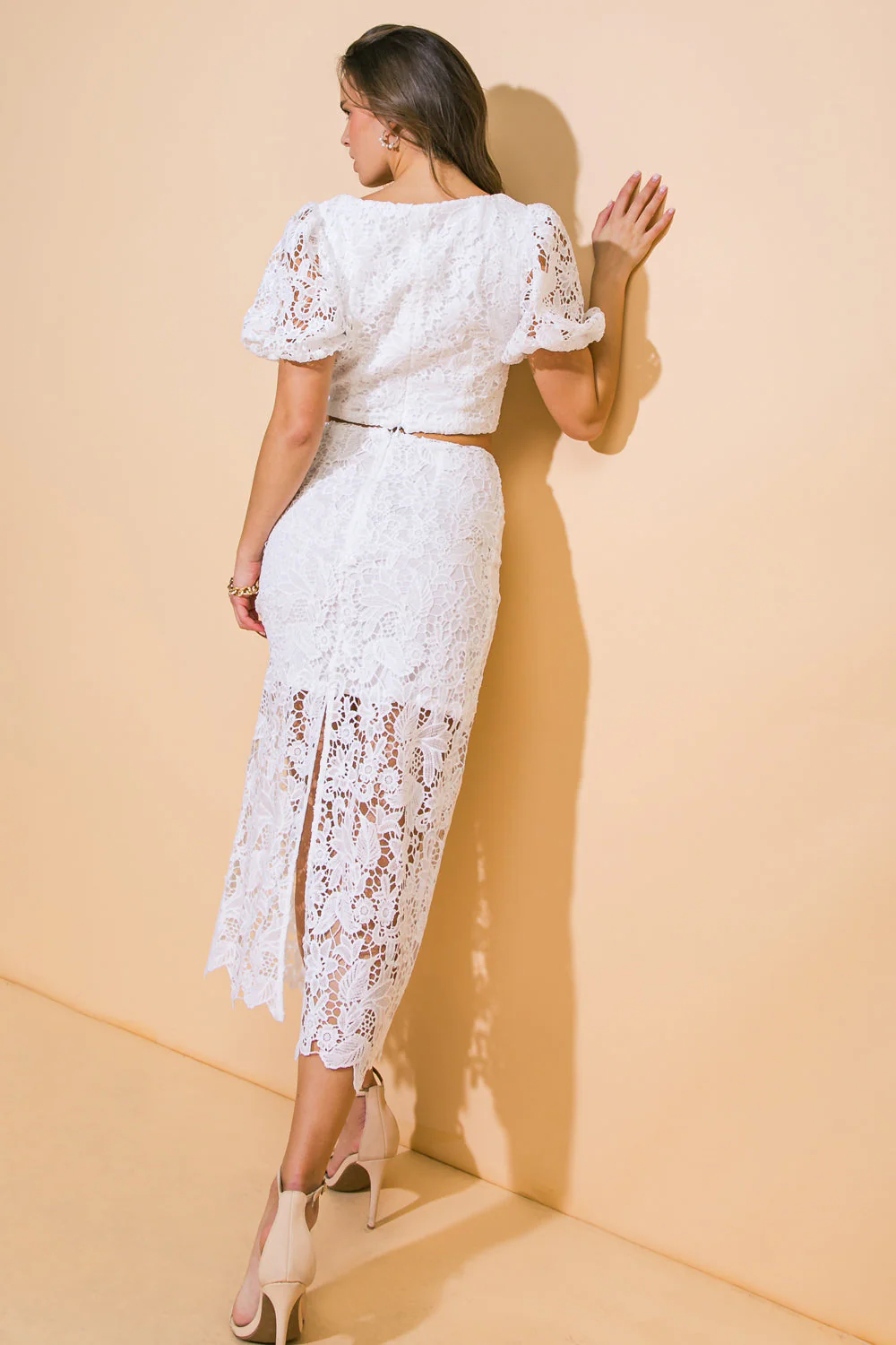 LACE REVERIE TOP & SKIRT SET - Image 9