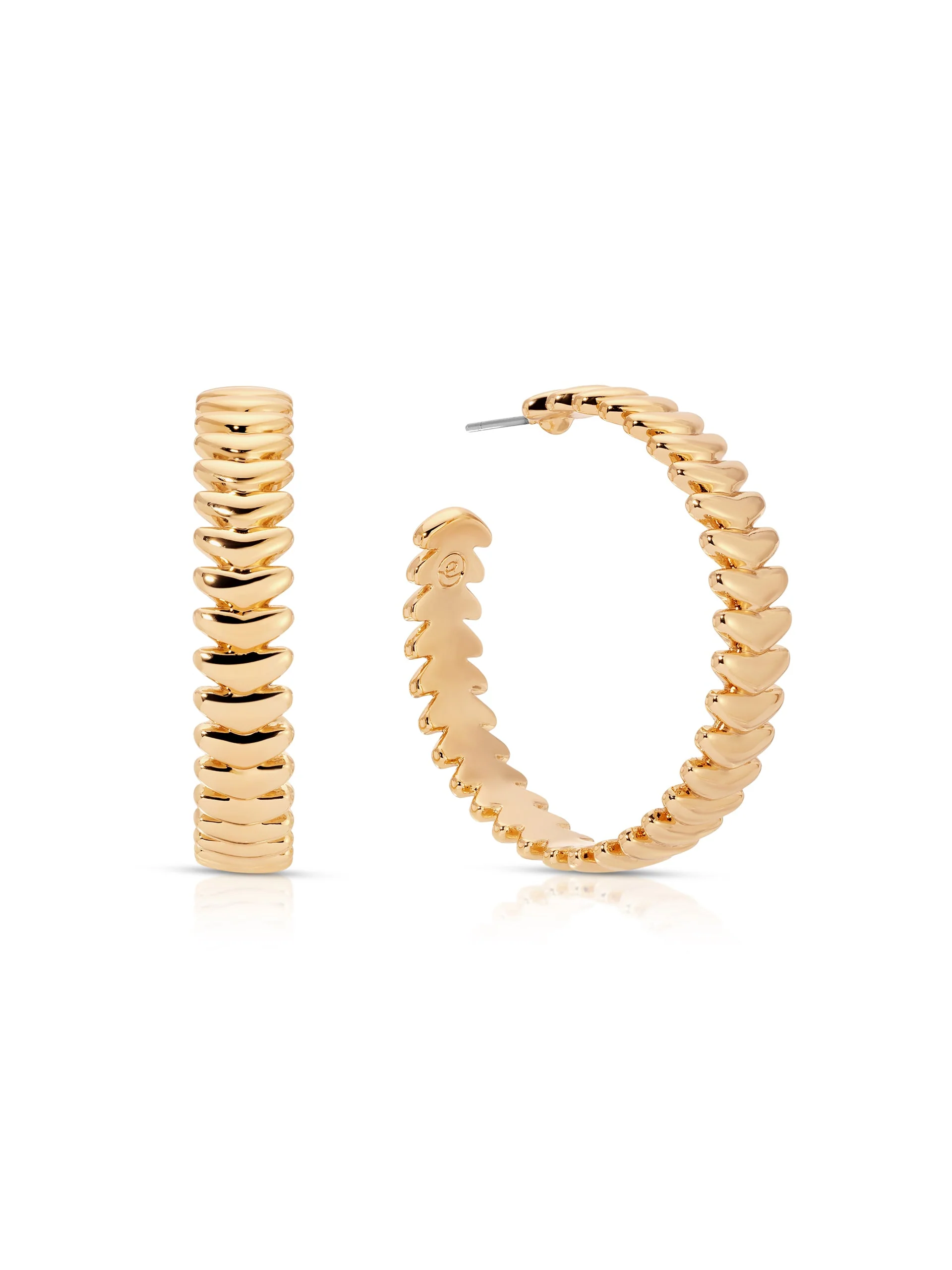 Large Metal Moderna Hoops - Image 2