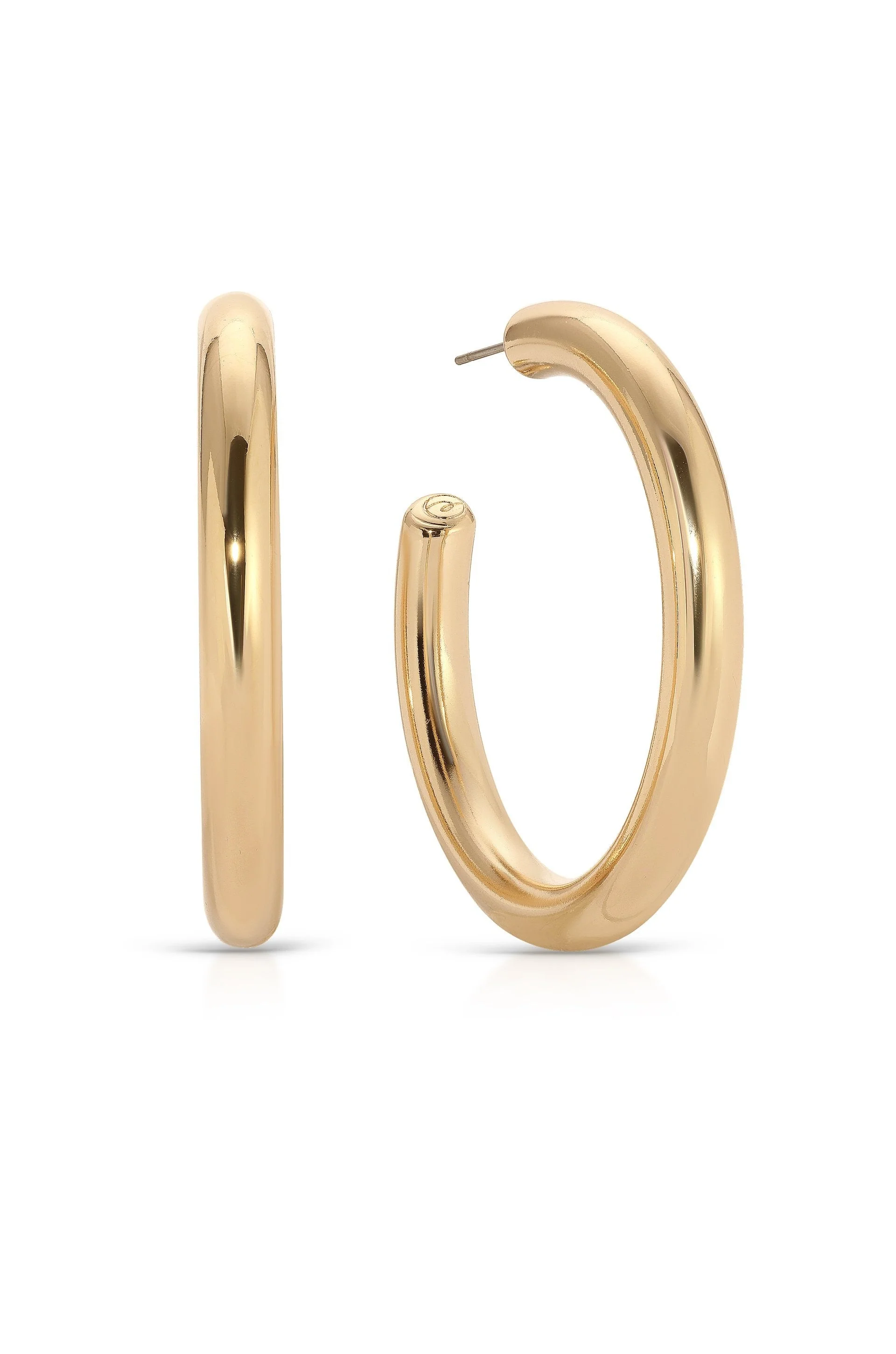 Large Thick Classic Hoops - Image 10