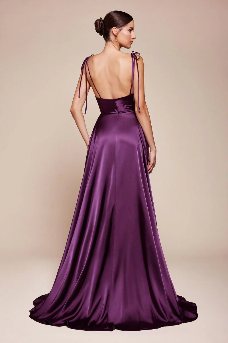 LOTTIE GOWN - SATIN A-LINE DRESS - Image 11