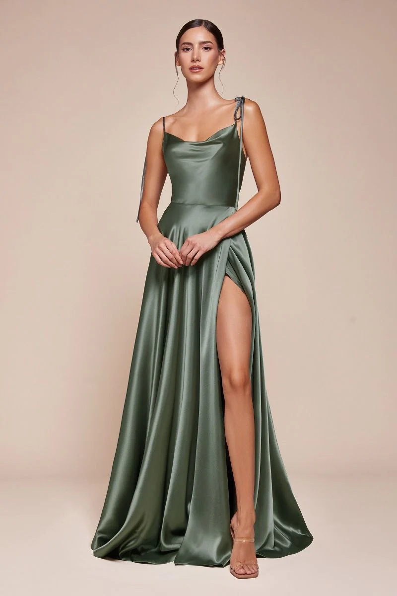 LOTTIE GOWN - SATIN A-LINE DRESS - Image 25