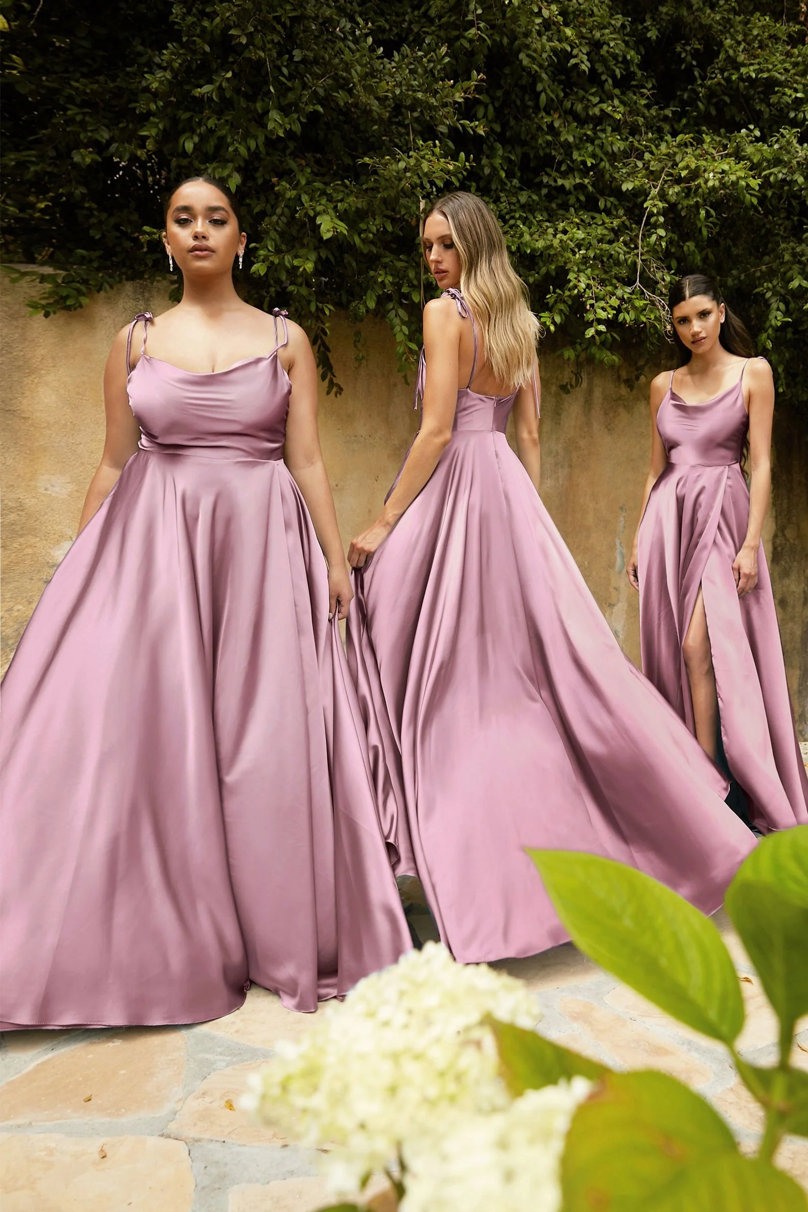 LOTTIE GOWN - SATIN A-LINE DRESS - Image 40