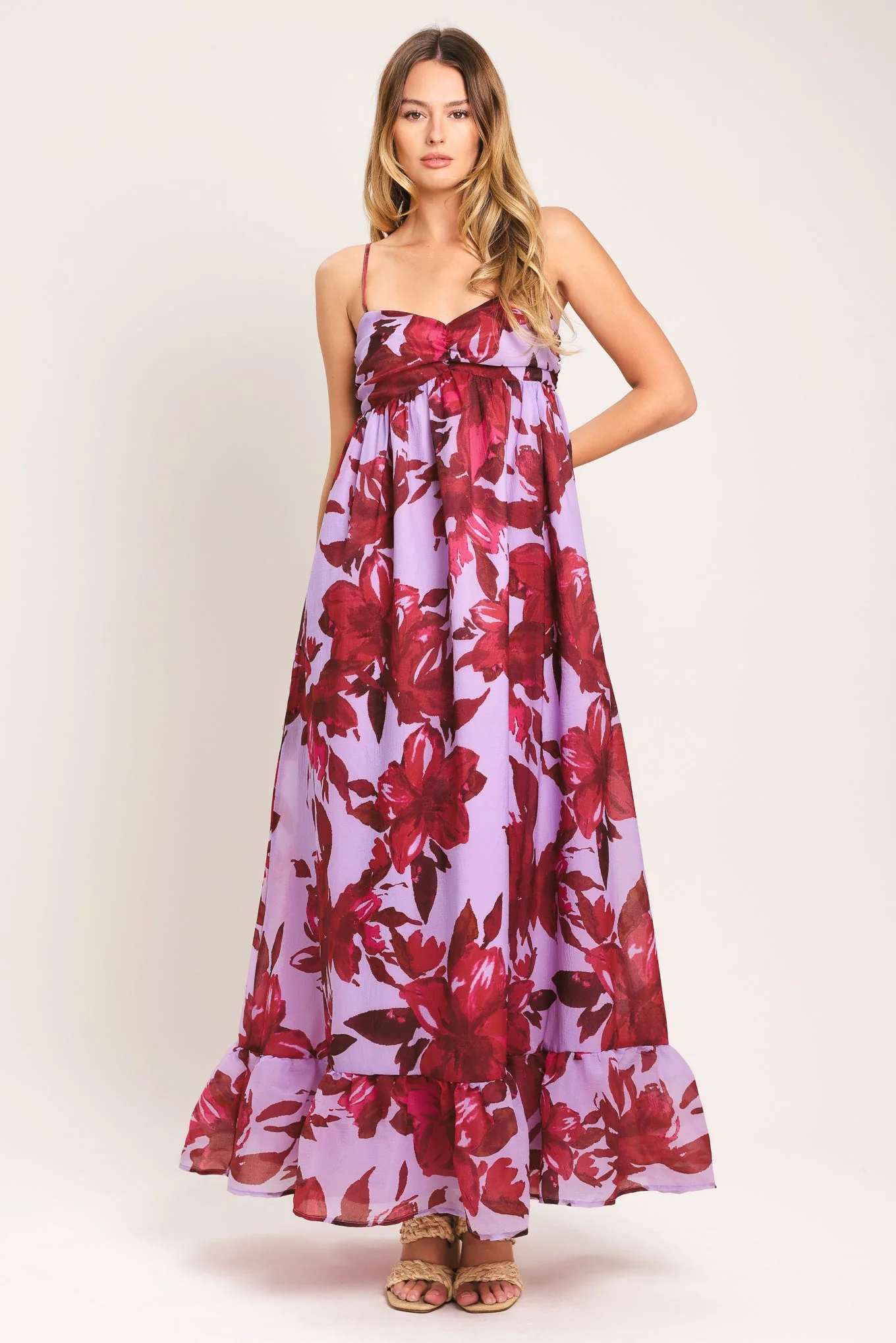 LOVE BLOSSOM FLORAL MAXI DRESS - Image 4