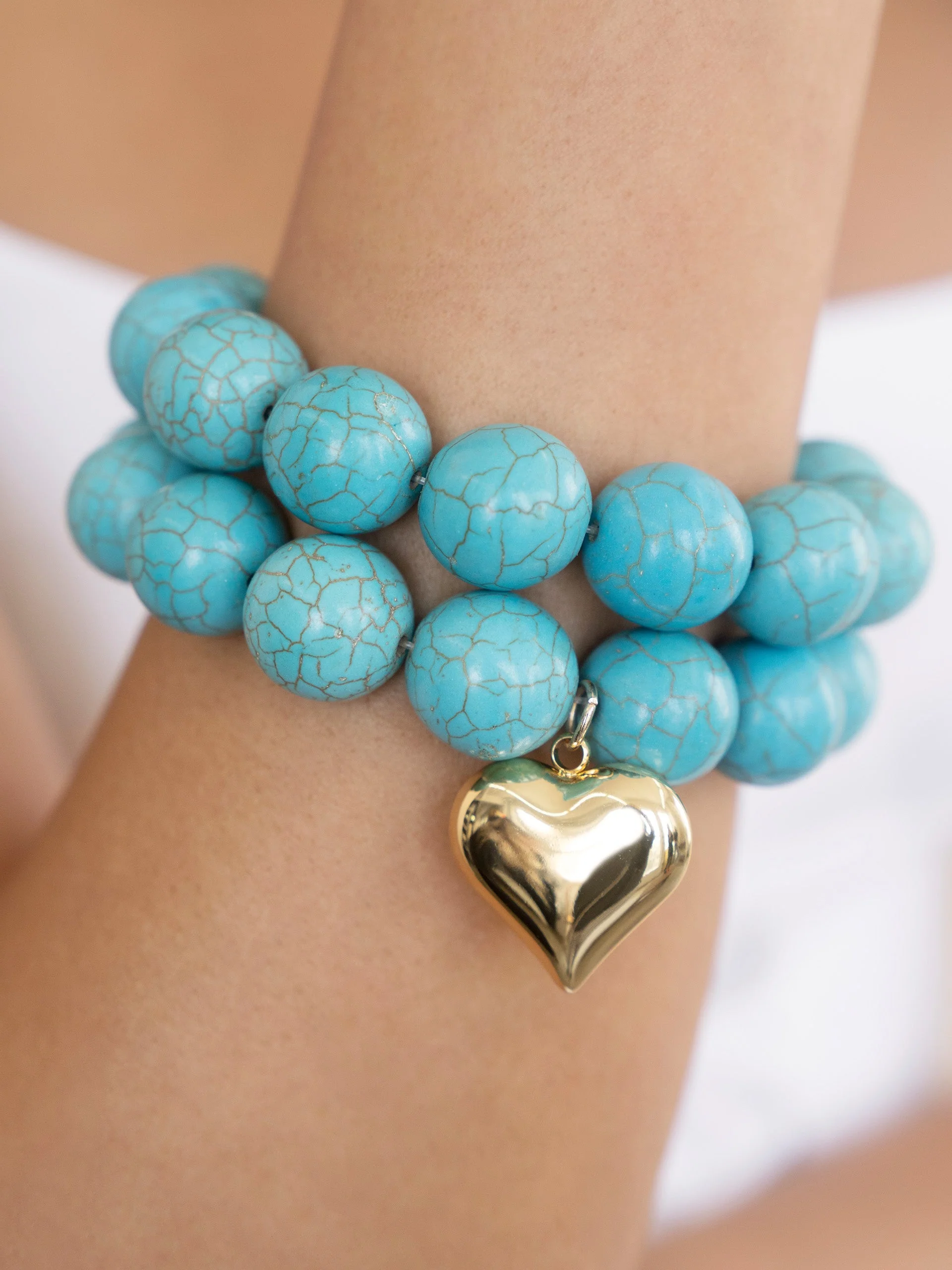 Luck and Love Turquoise Bracelet Set - Image 4