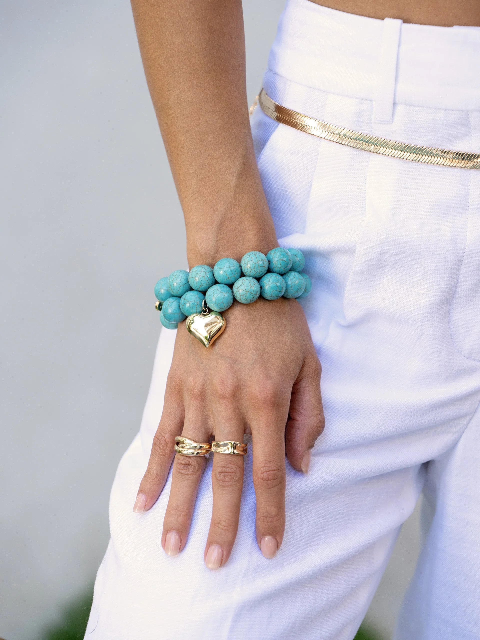 Luck and Love Turquoise Bracelet Set - Image 7