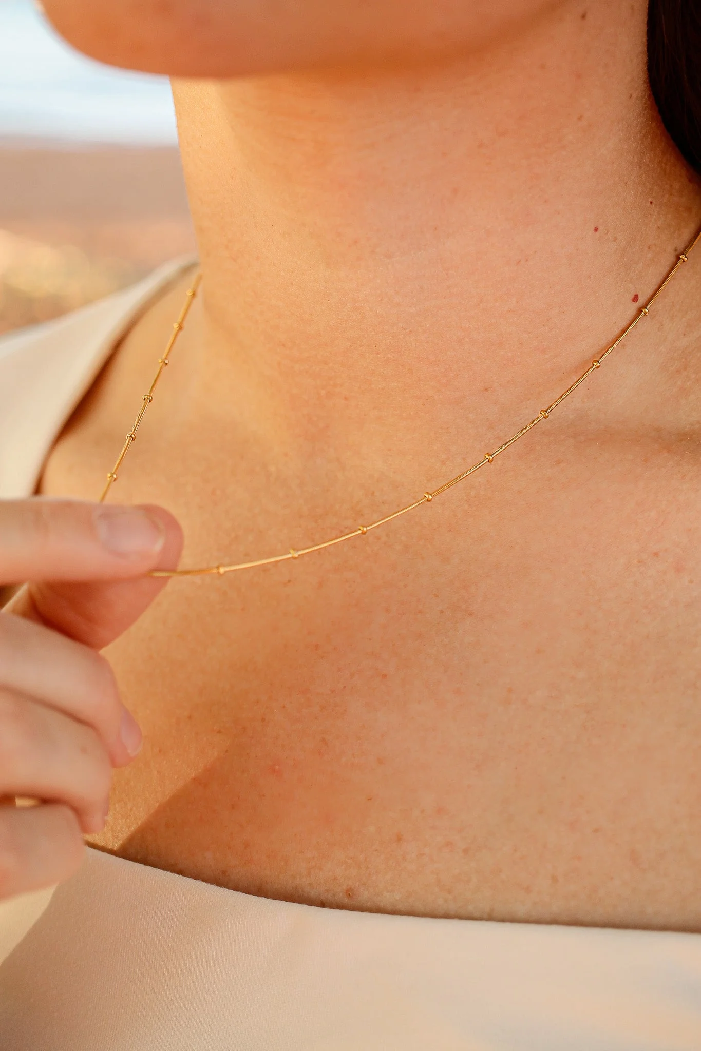 Maddie Necklace in Gold - Image 4