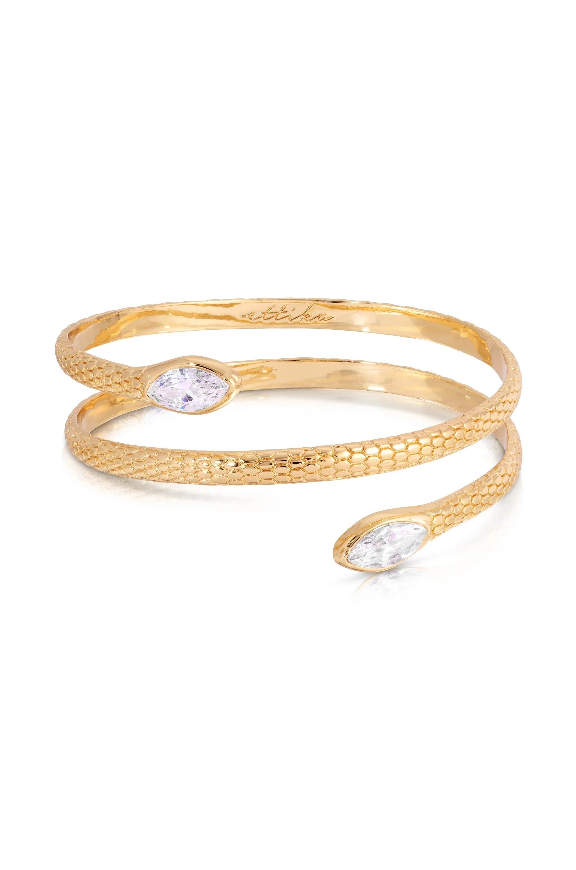 Marquise Coiled Bangle - Image 2