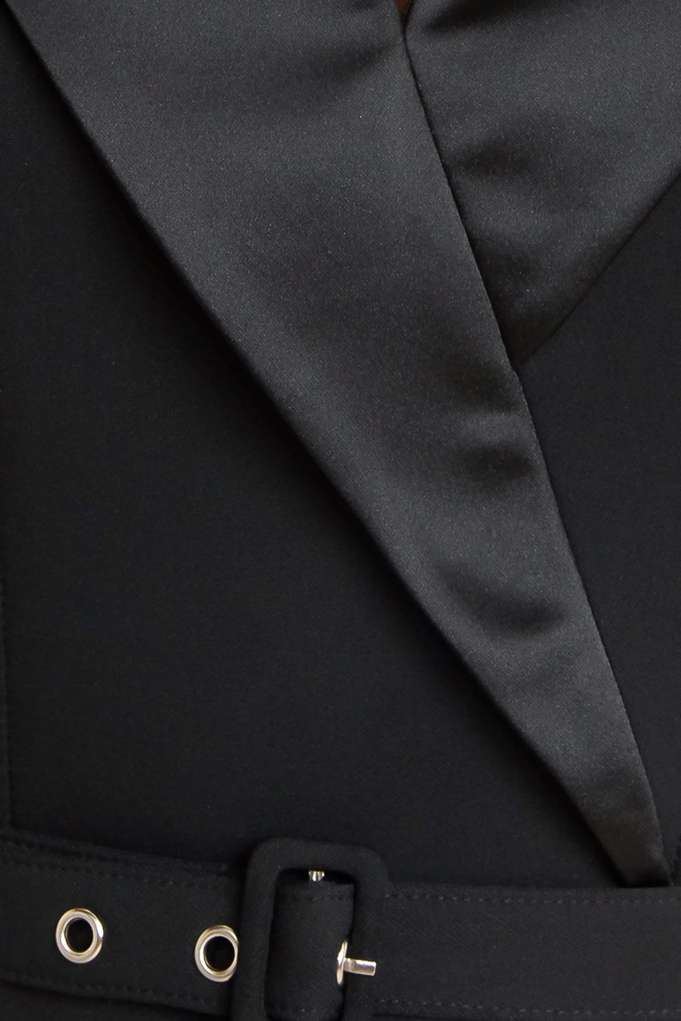 MIDNIGHT TUX BLACK MIDI DRESS - Image 7