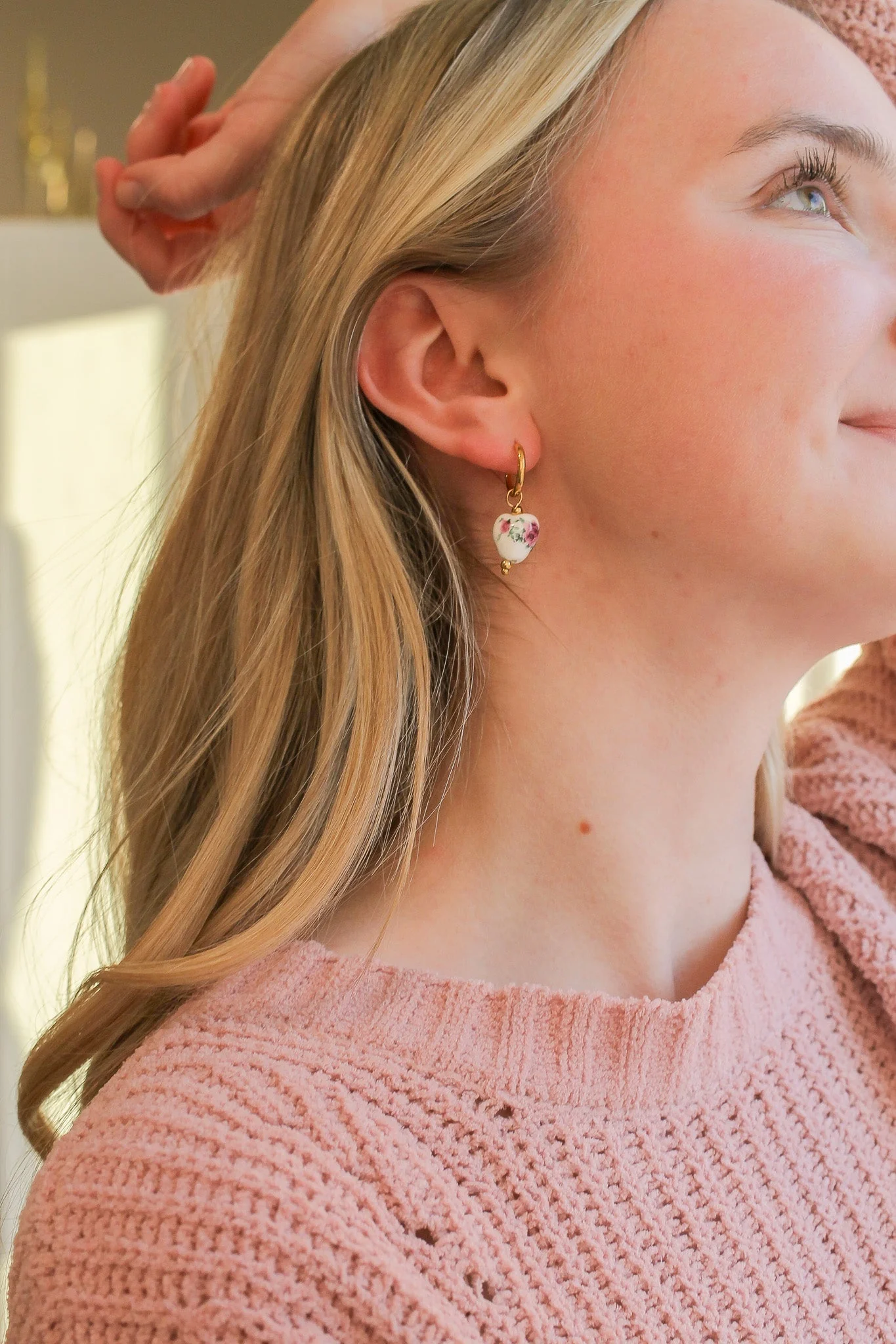 Mini Bella Hoop in Rose - Image 8