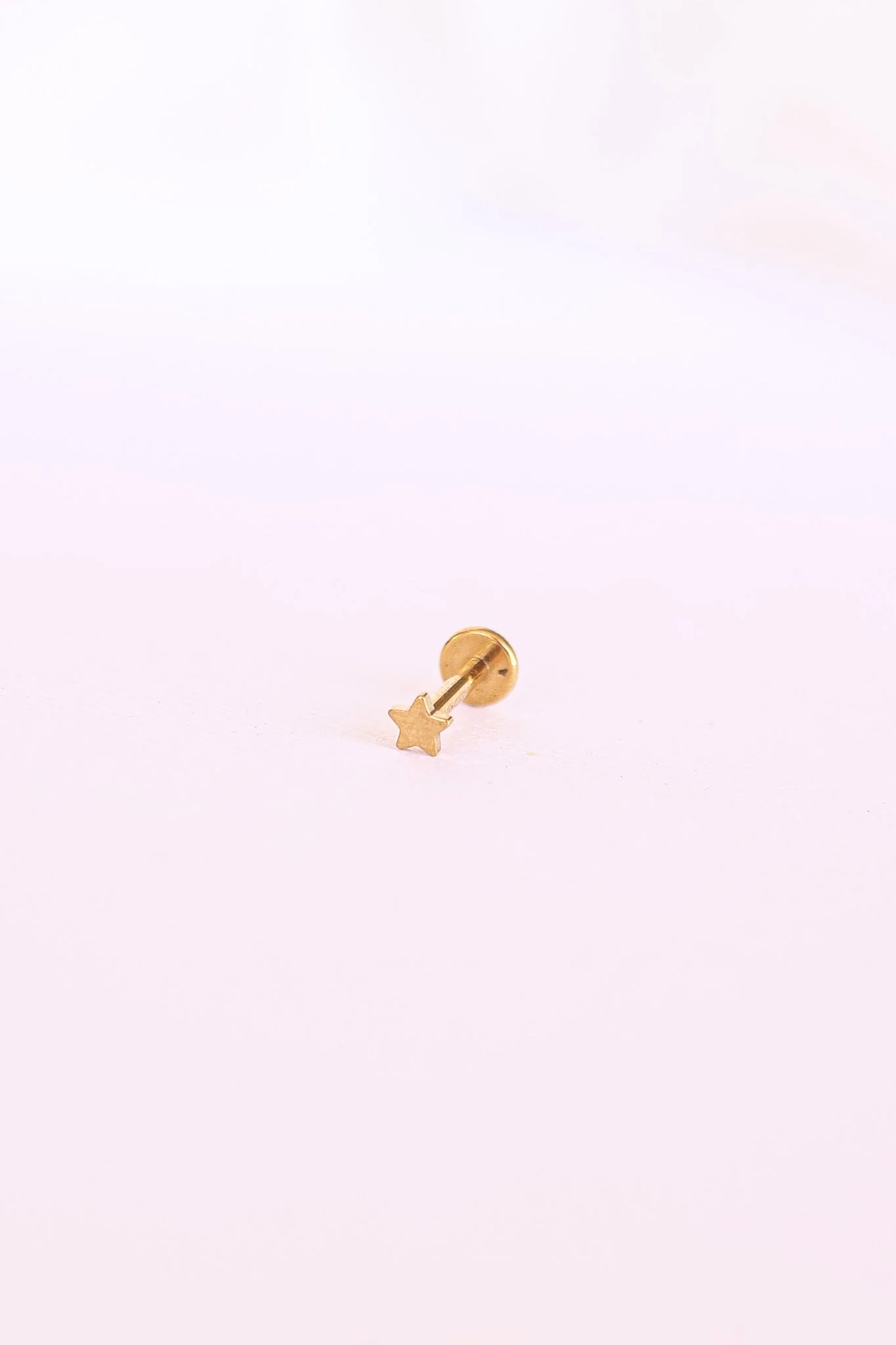 Mini Star Flat Back Stud Earring