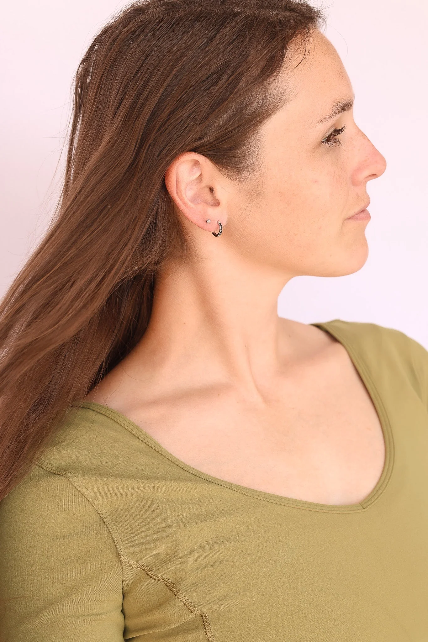 Mini Star Flat Back Stud Earring - Image 7