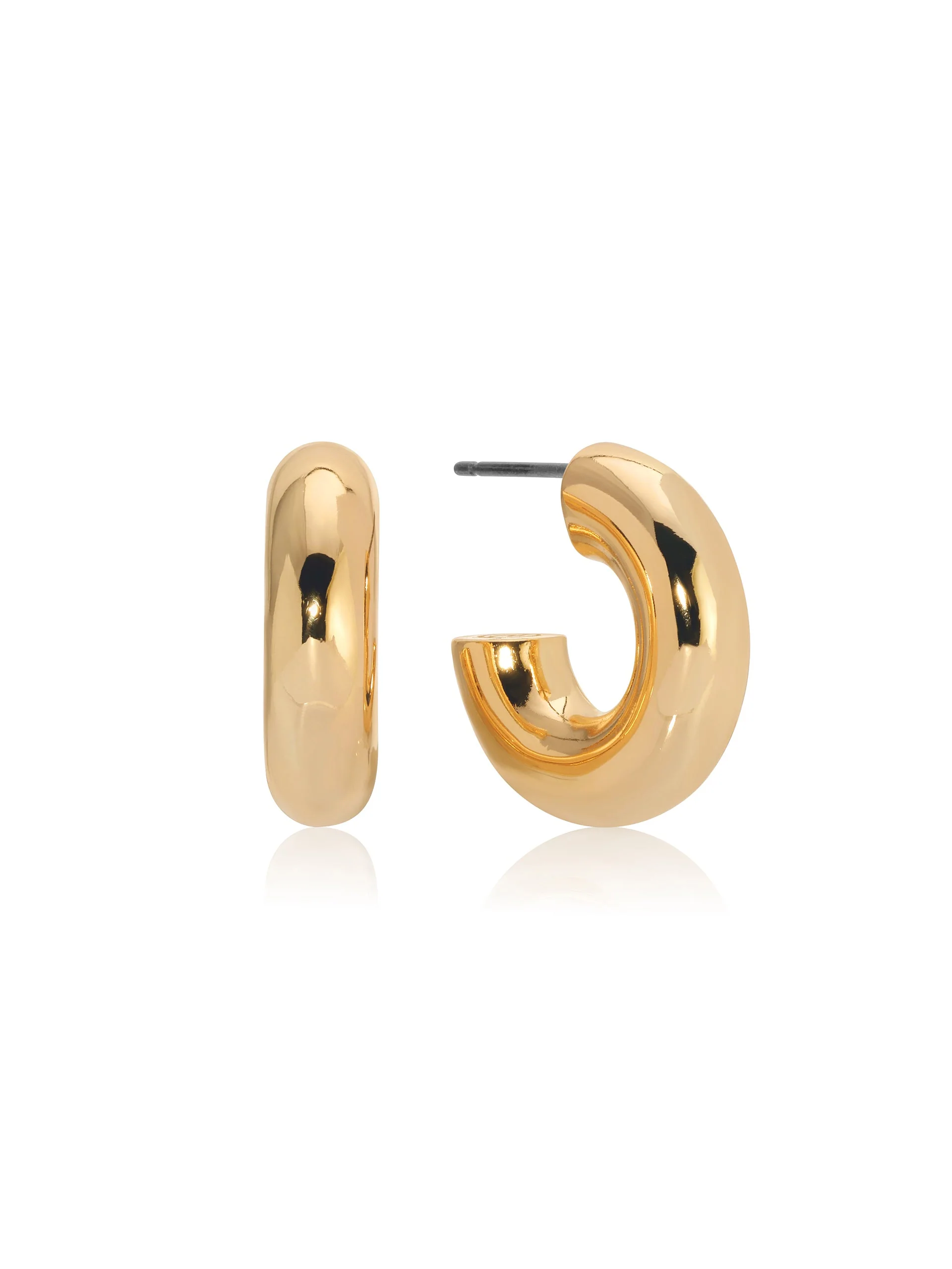 Mini Thick Classic Hoops - Image 3