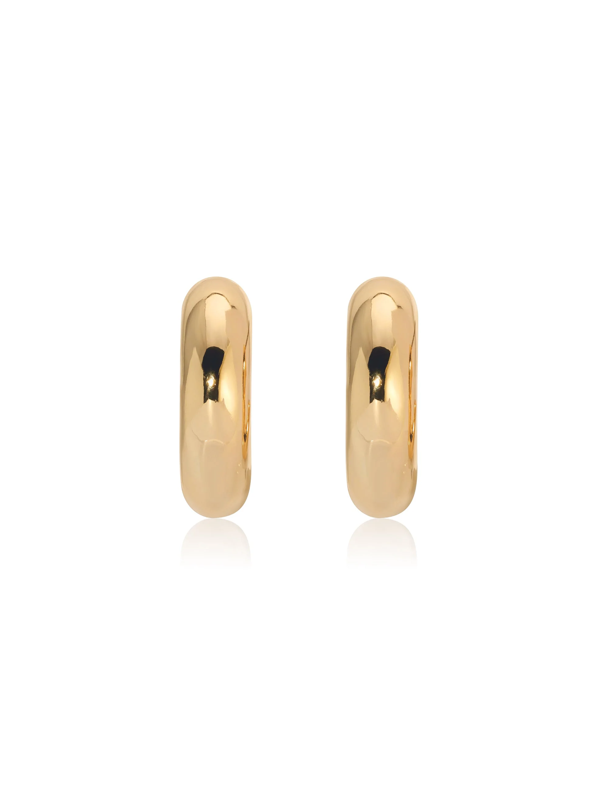 Mini Thick Classic Hoops - Image 4