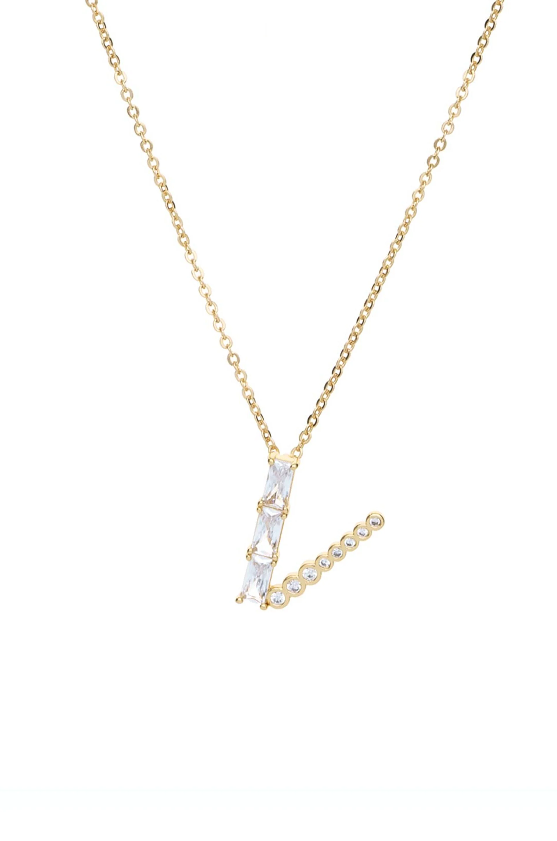 Mixed Crystal Initial Necklace - Image 24