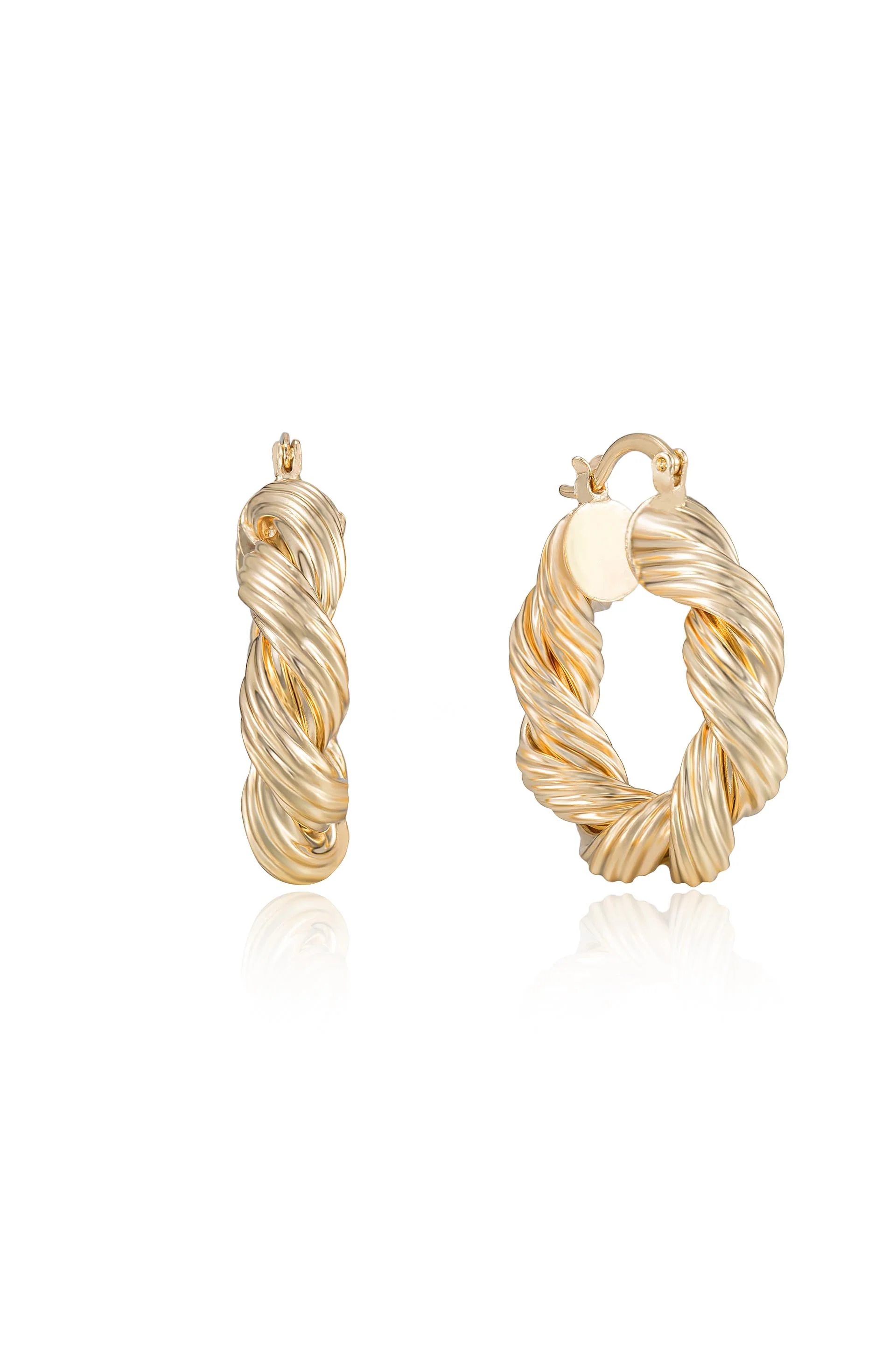 Modern Day Twist Hoops - Image 2