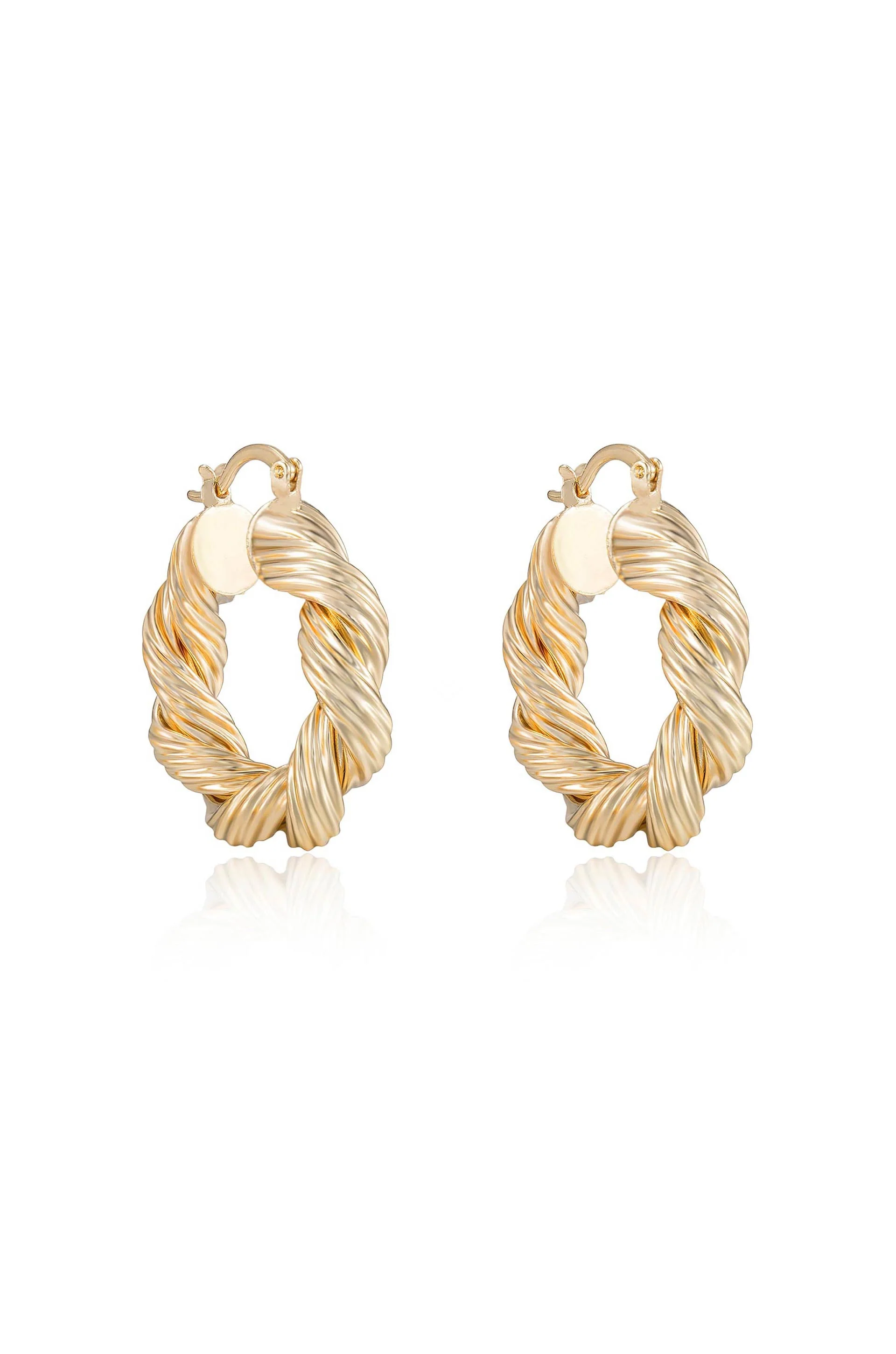 Modern Day Twist Hoops - Image 5