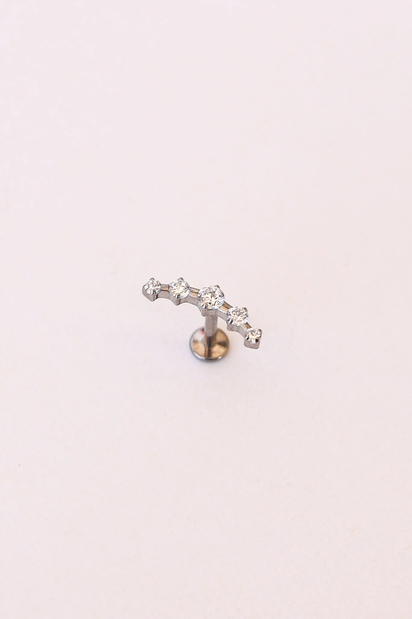 Monroe Flat Back Crystal Stud Earring - Image 8