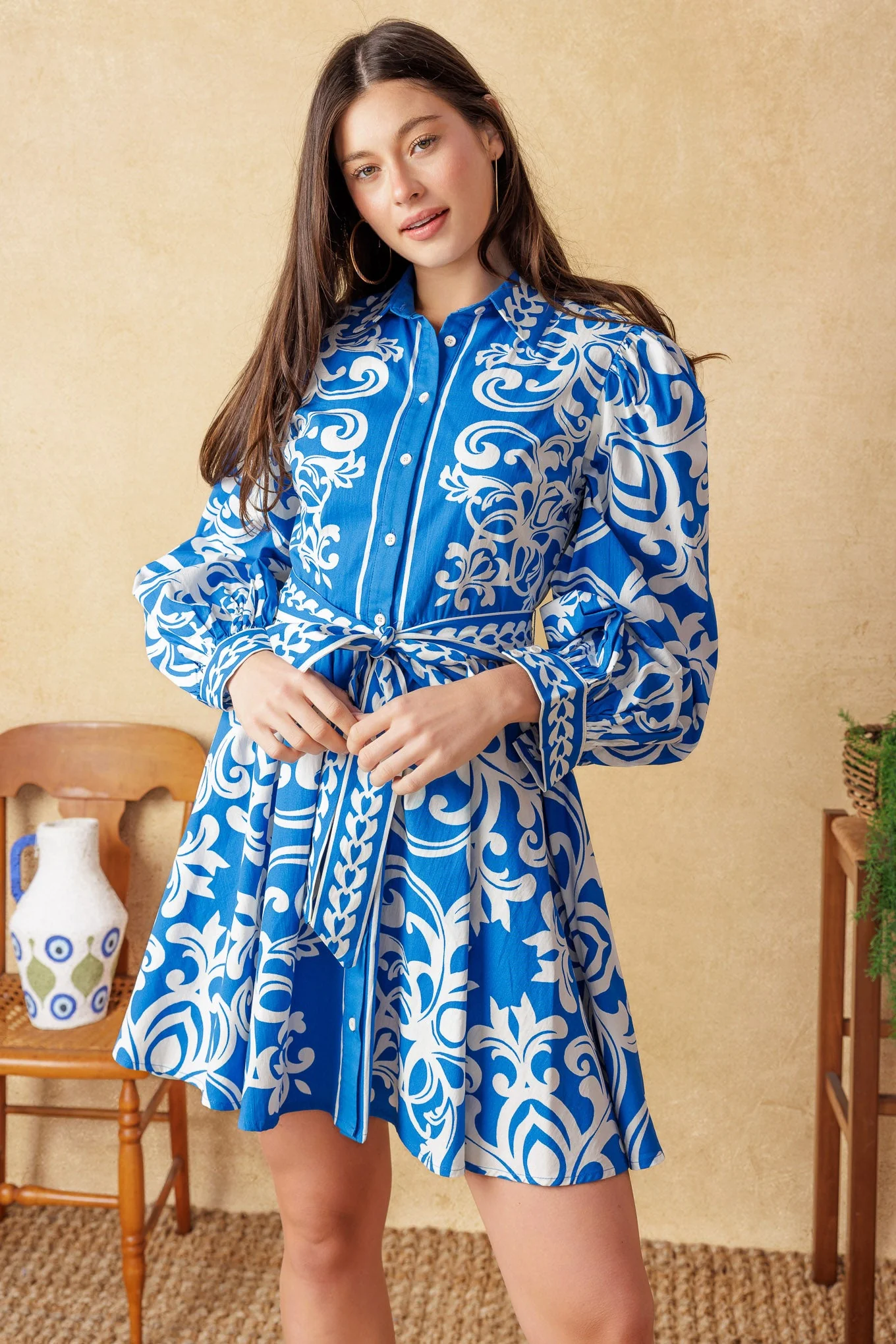 MOONSTONE DREAMS MINI DRESS - BLUE - Image 6