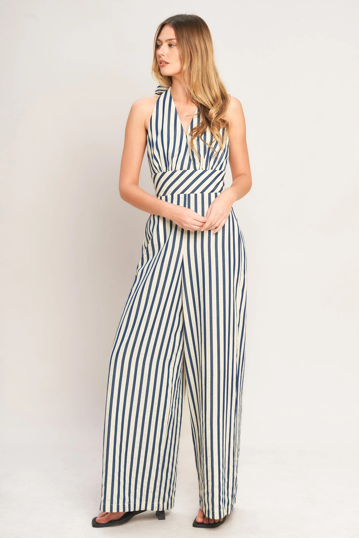 NAUTICAL BREEZE STRIPE JUMPSUIT - Image 4