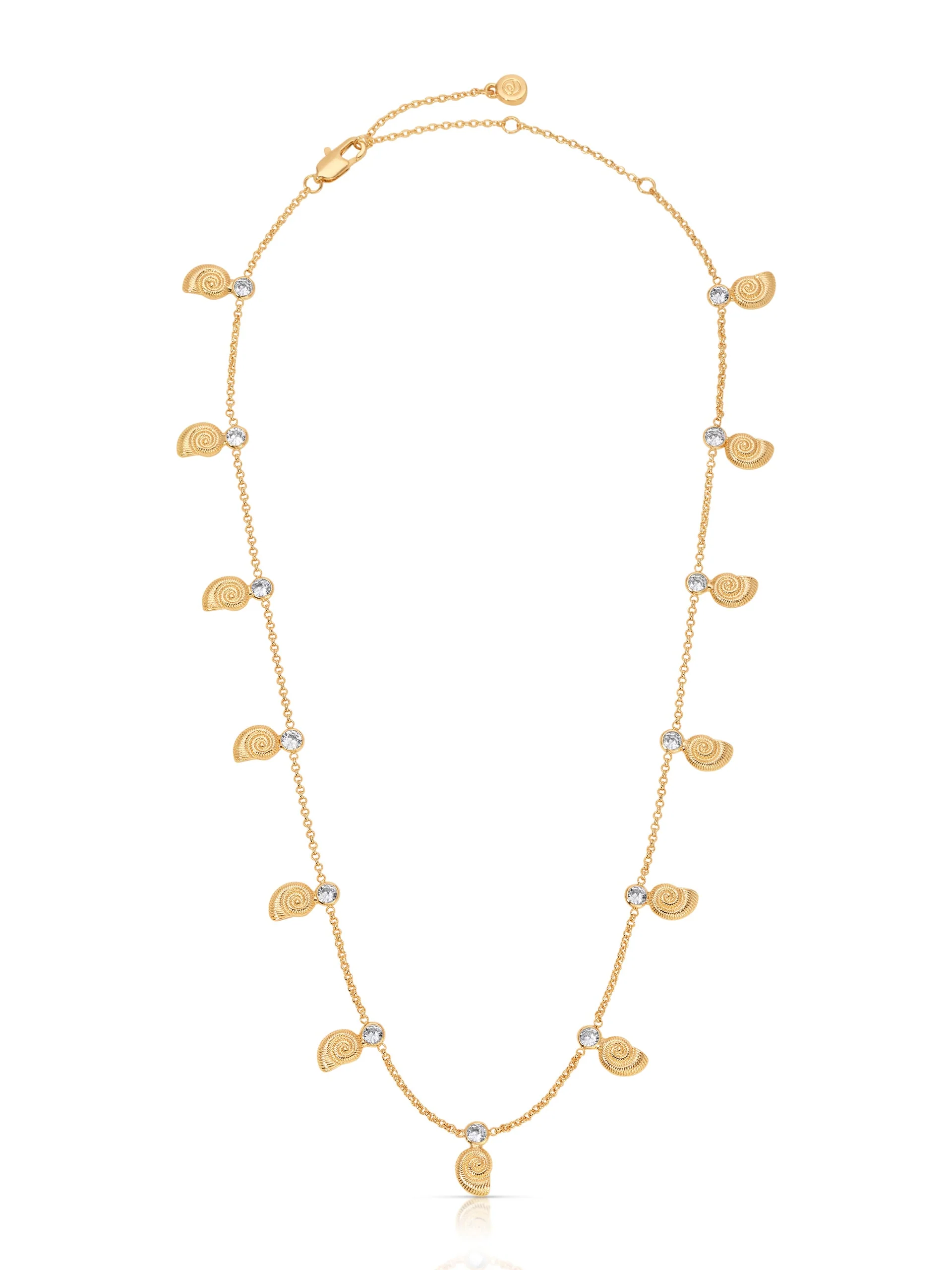 Nautilus Shell Charm Necklace - Image 3