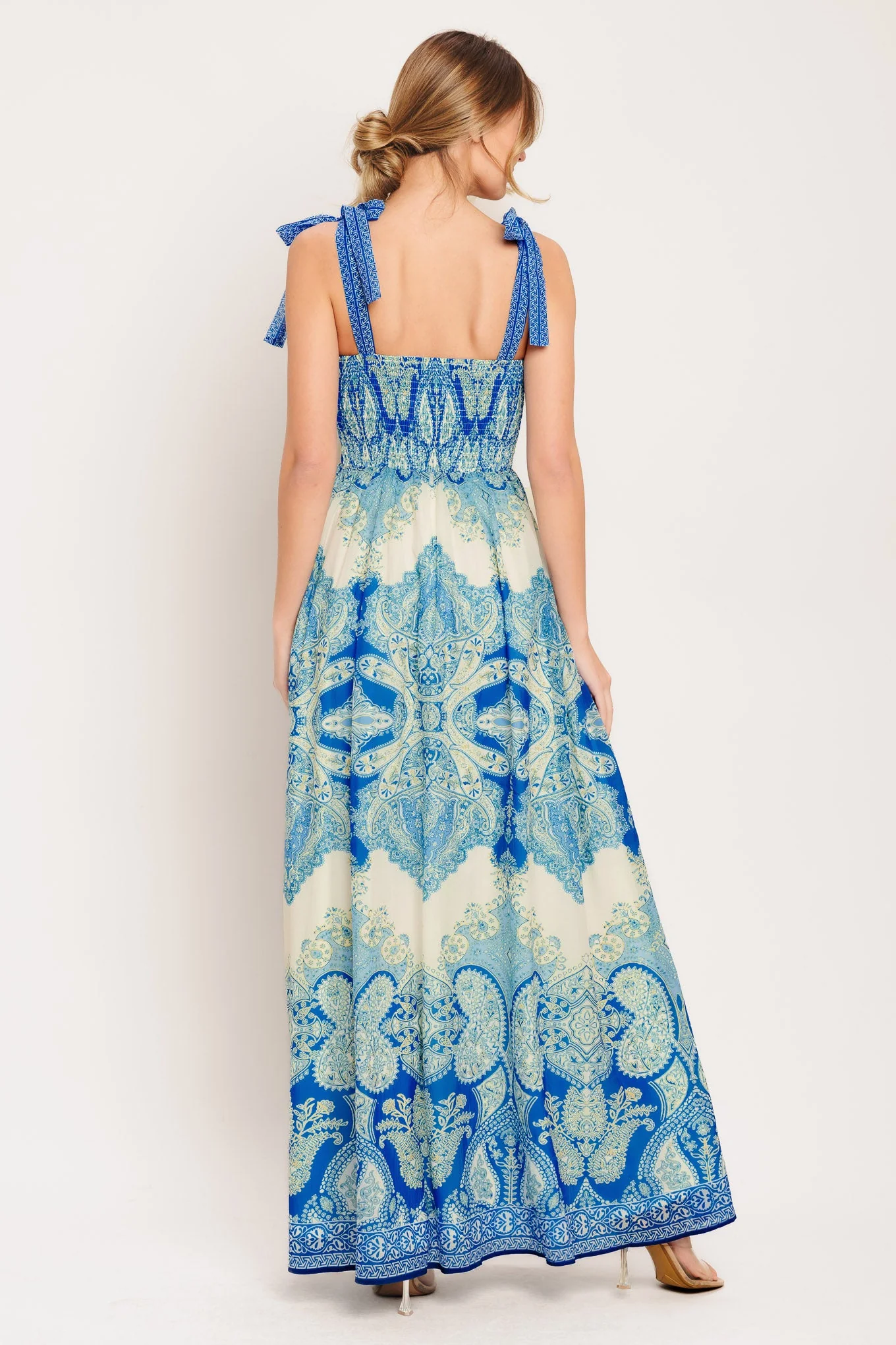 OCEAN TAPESTRY MAXI DRESS - Image 3
